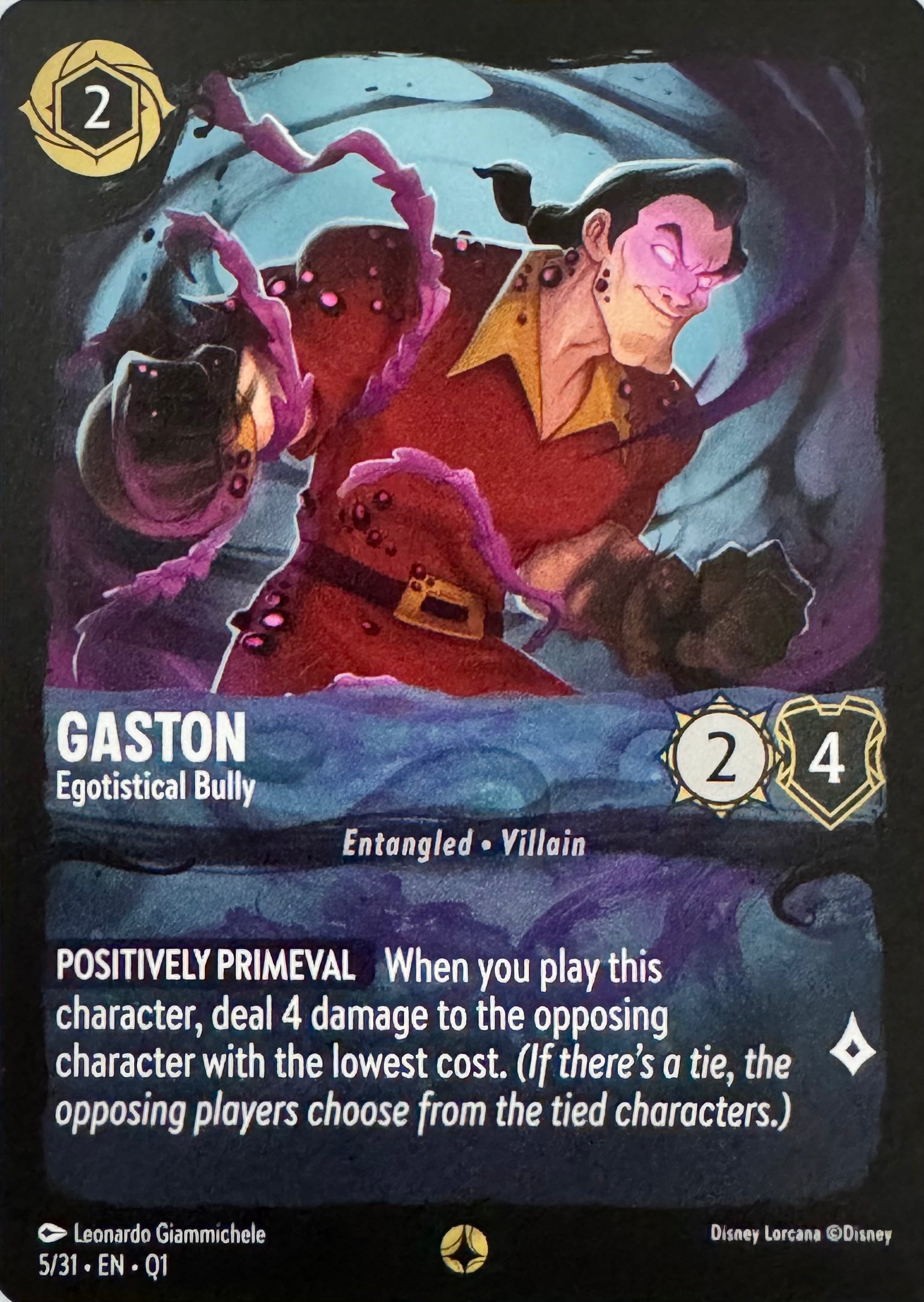 Disney Lorcana Gaston 5/31