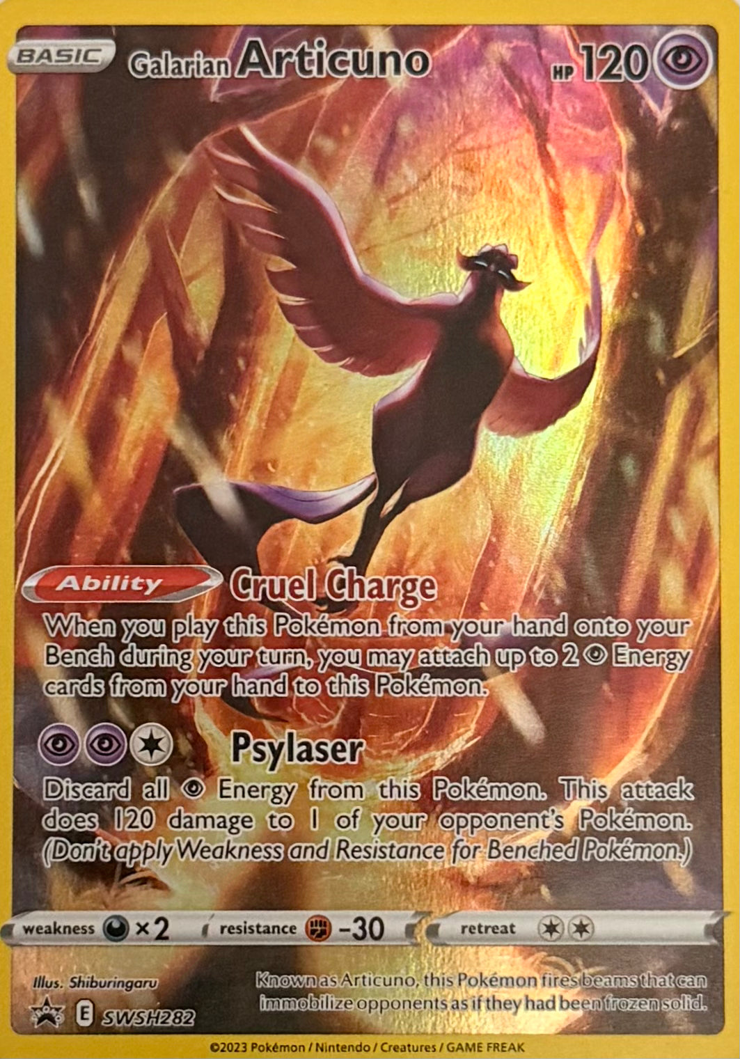 Pokemon Tcg Galarian Articuno SWSH282