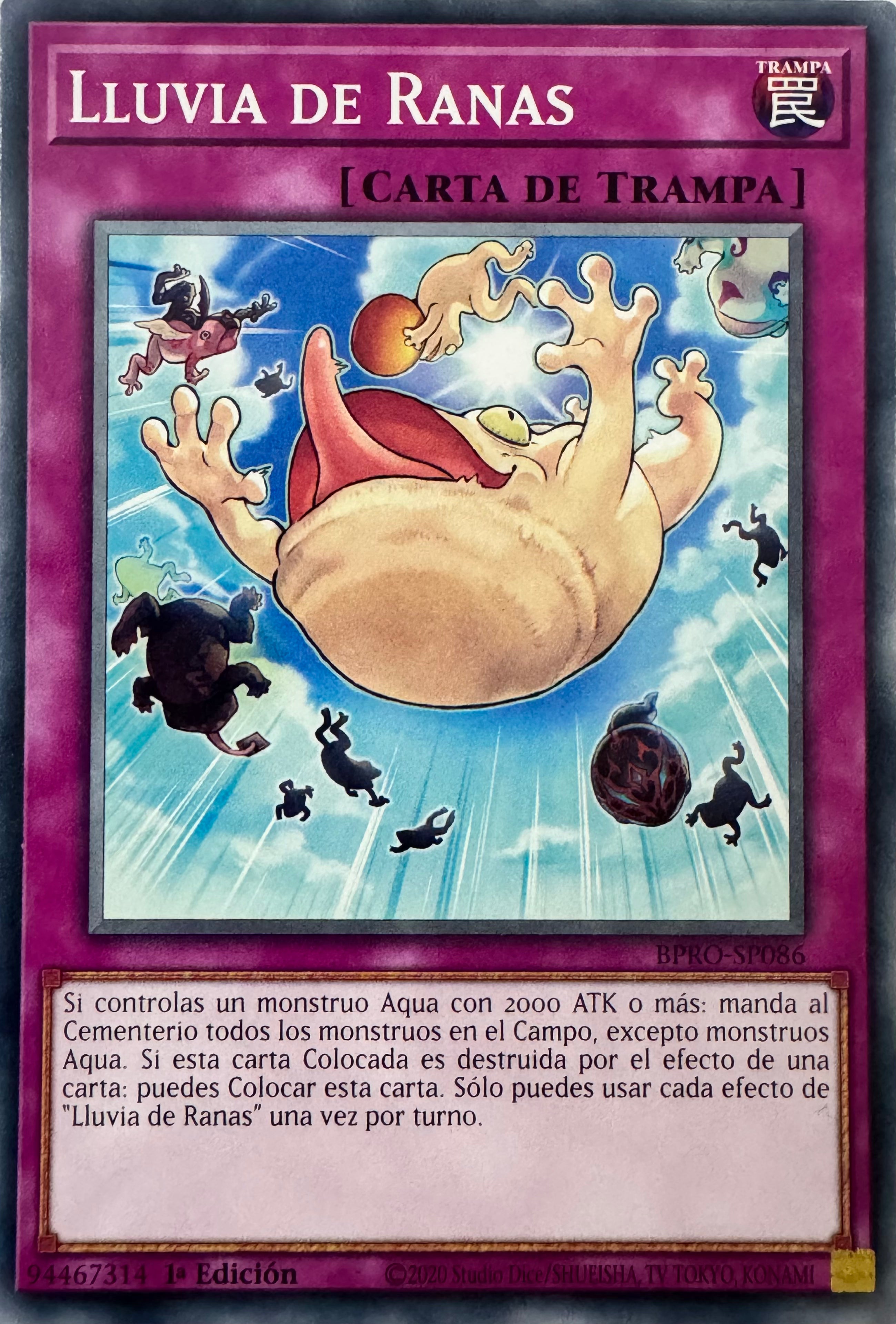 Yugioh! Lluvia De Ranas Bpro-sp086 1a Edición