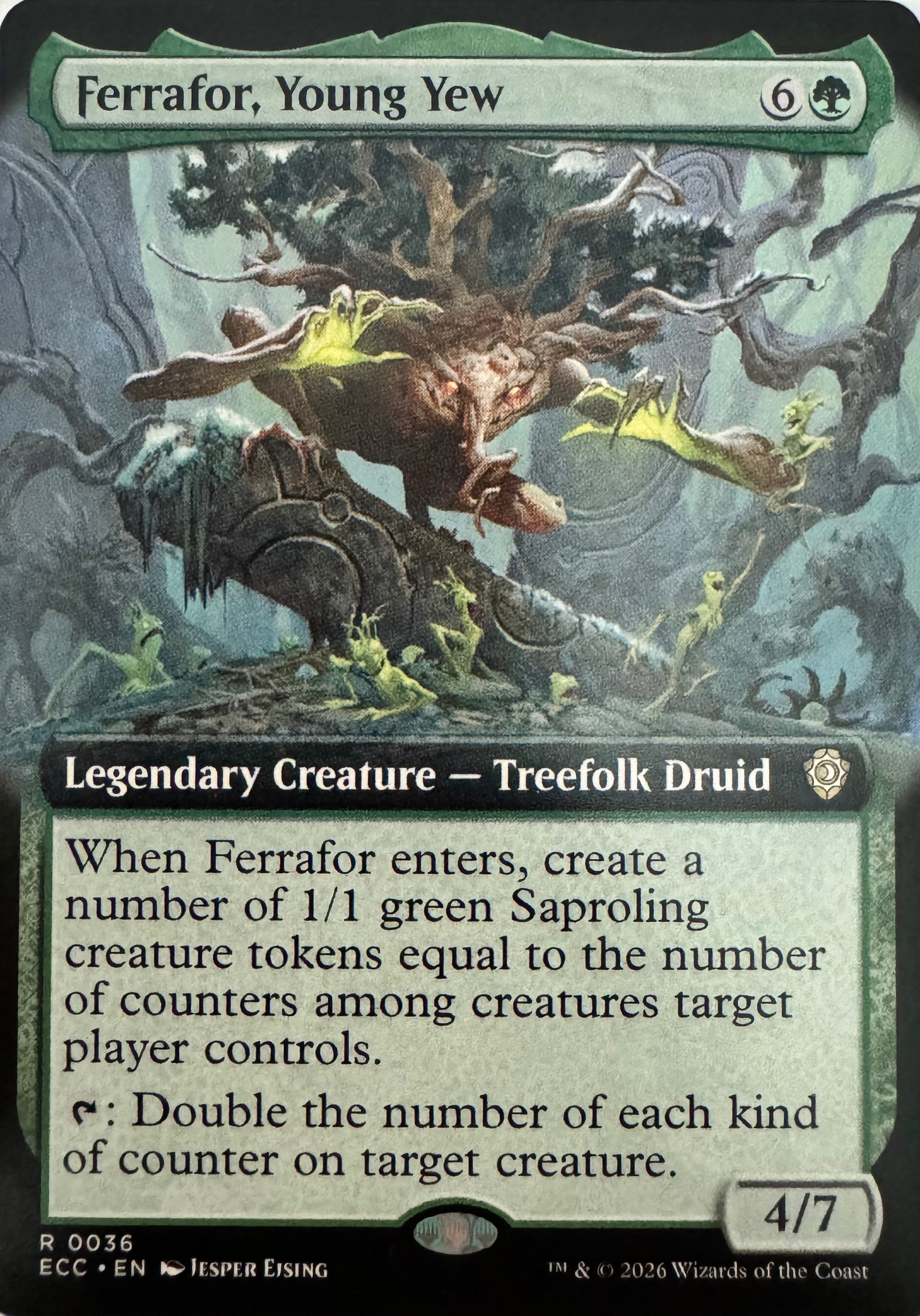 Magic Ferrafor, Young Yew 0036 (Extended Art)