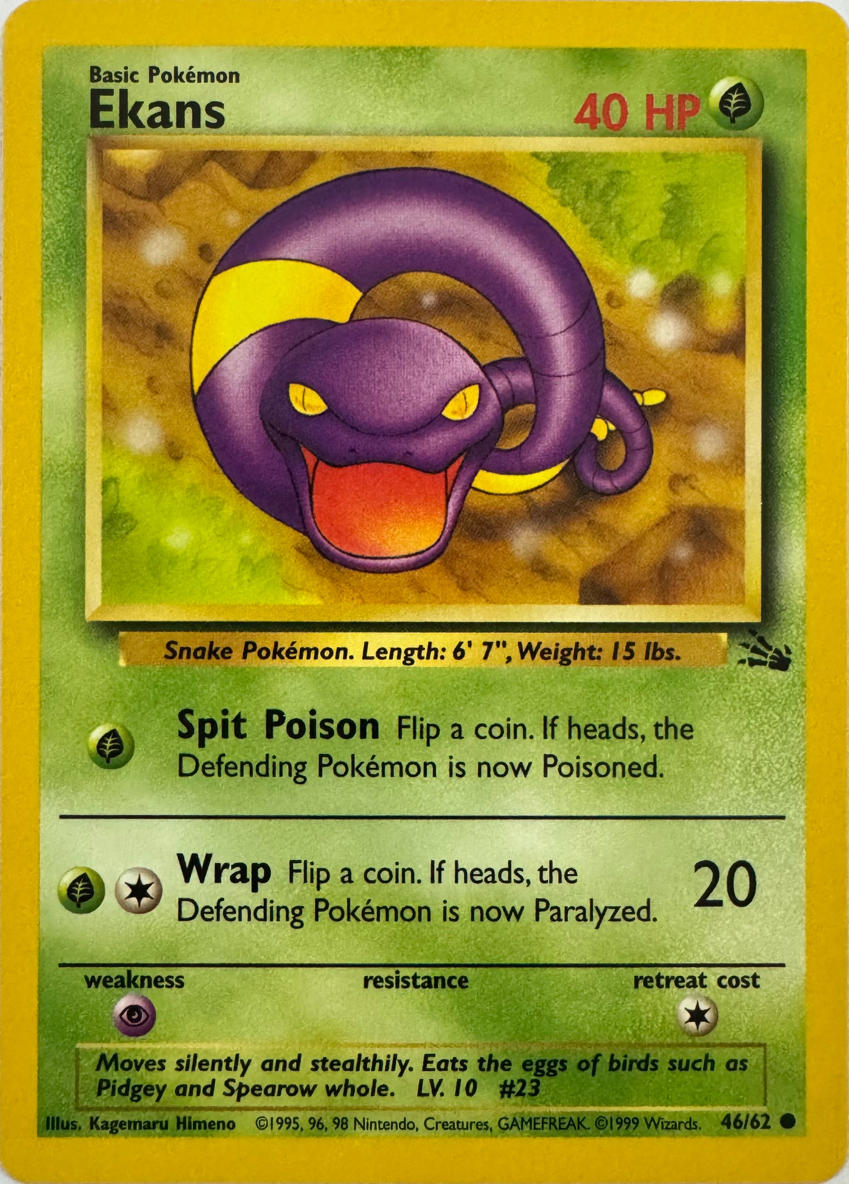 Pokemon Tcg Ekans 46/62