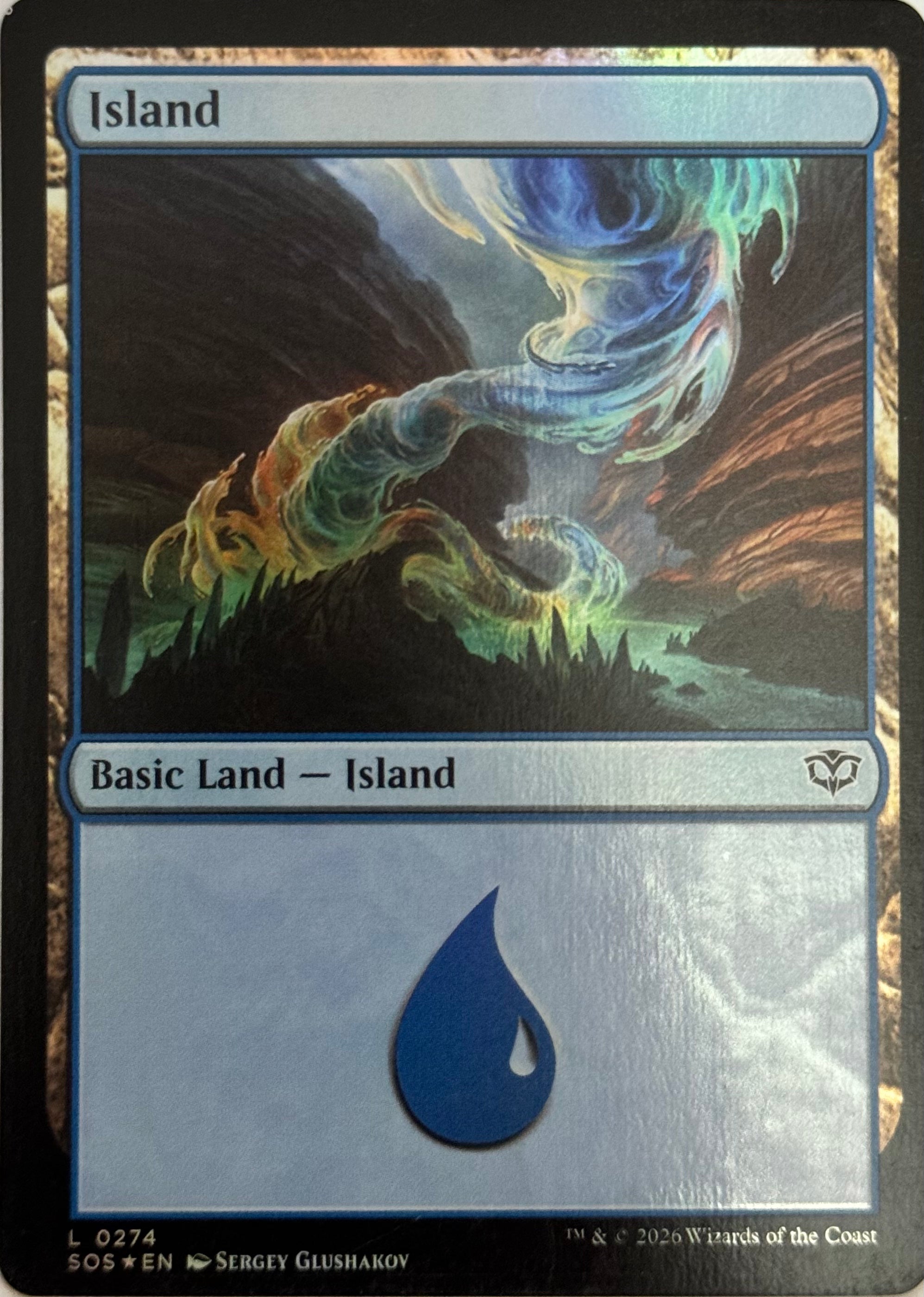 Magic Tcg Island 0274 Foil