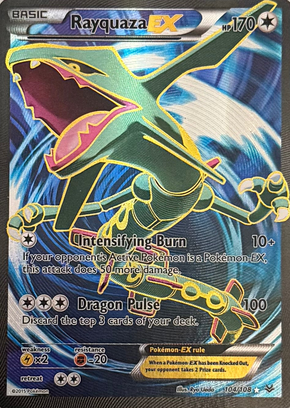 Pokemon Tcg Rayquaza Ex 104/108
