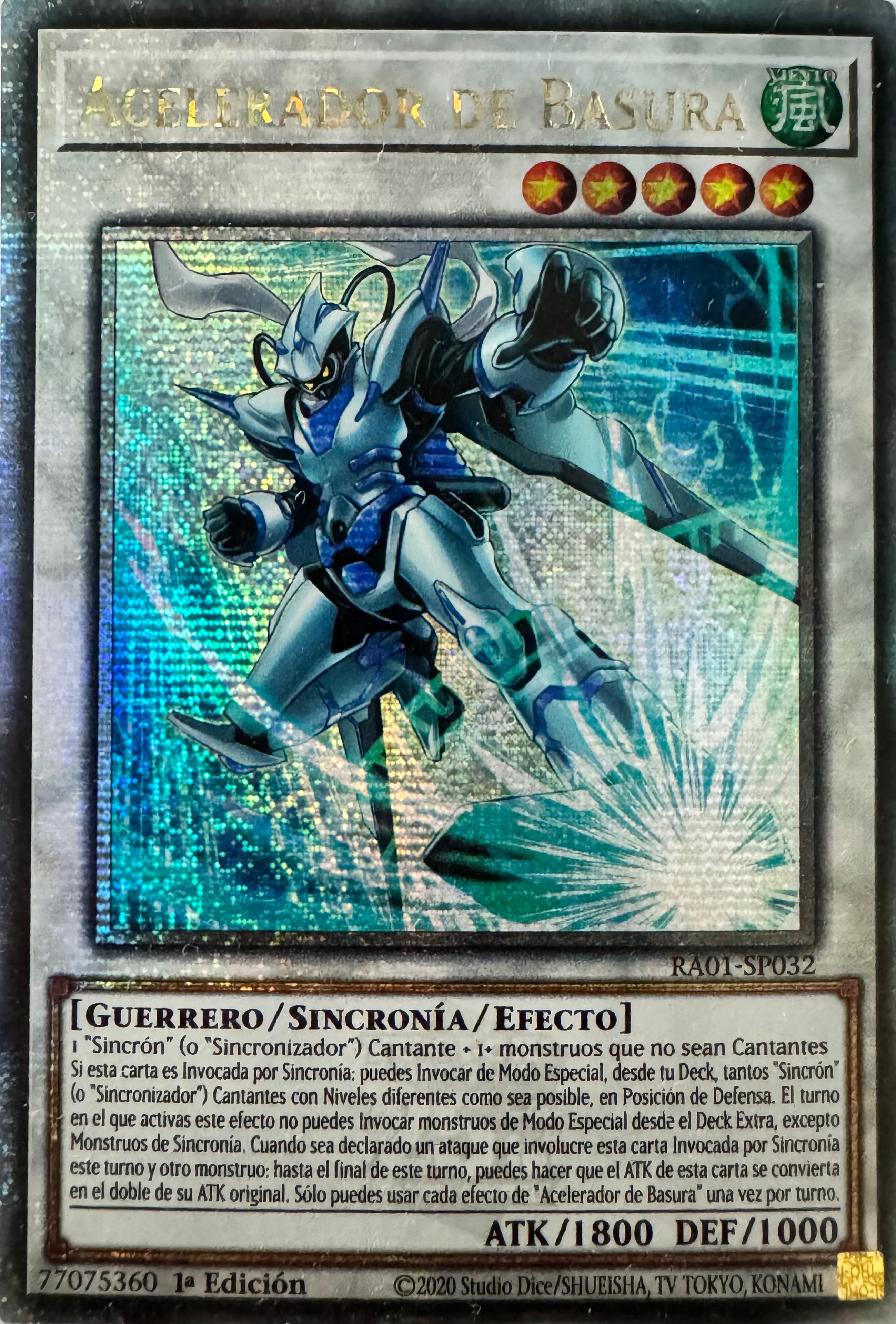 Yugioh! Acelerador De Basura Ra01-sp032 1a Edición Quarter