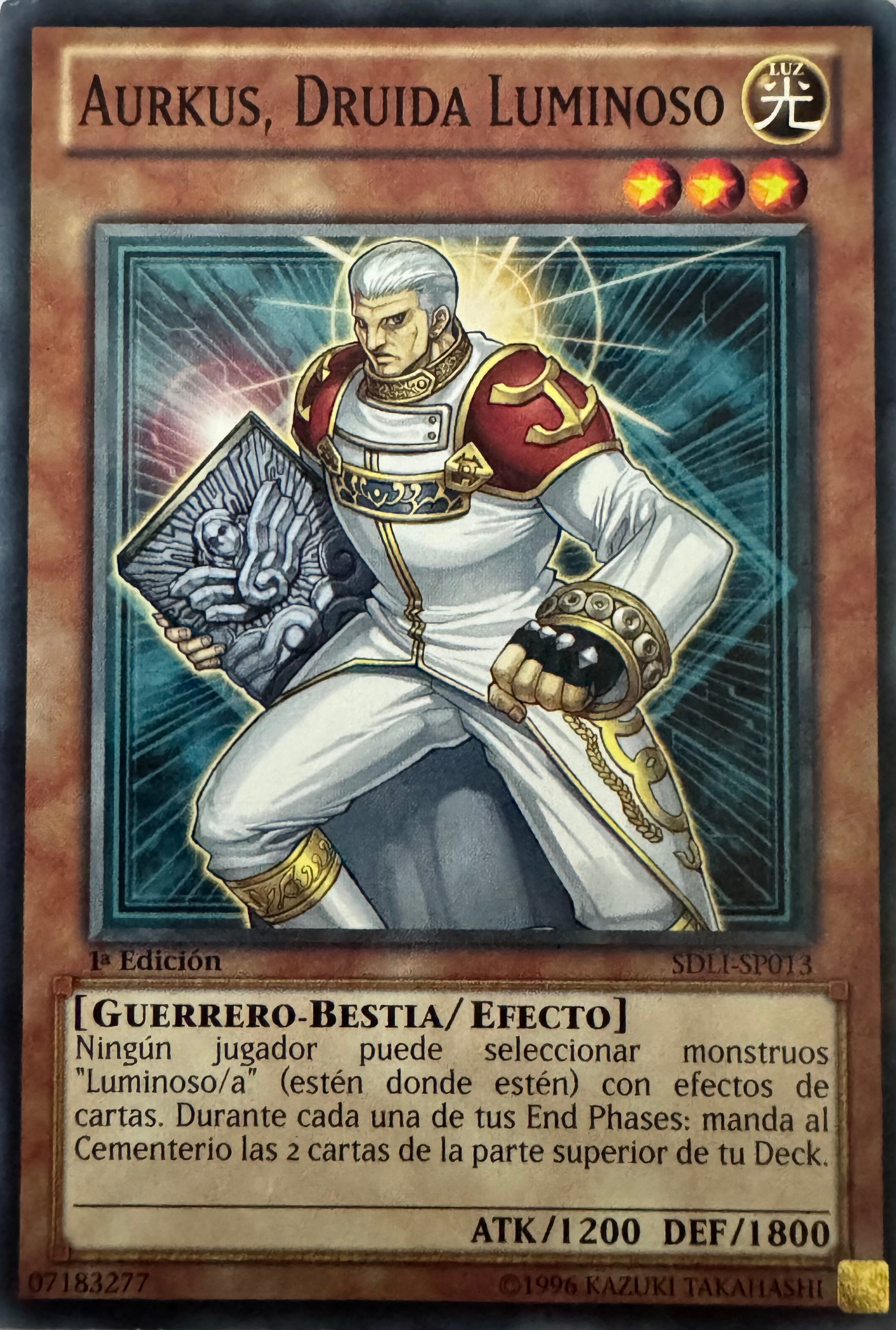 Yugioh! Aurkus, Druida Luminoso Sdli-sp013 1a Edición