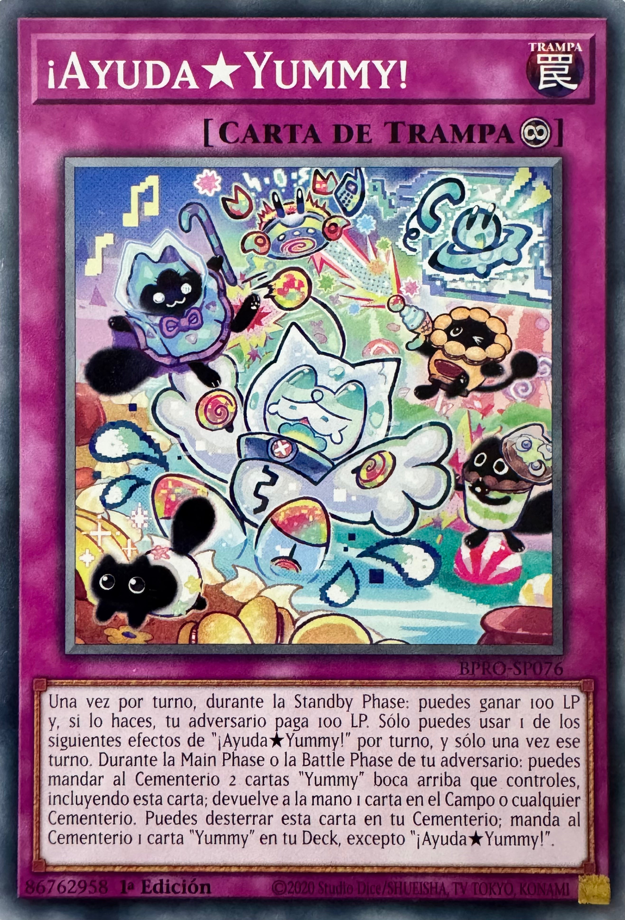 Yugioh! ¡Ayuda Yummy! Bpro-sp076 1a Edición