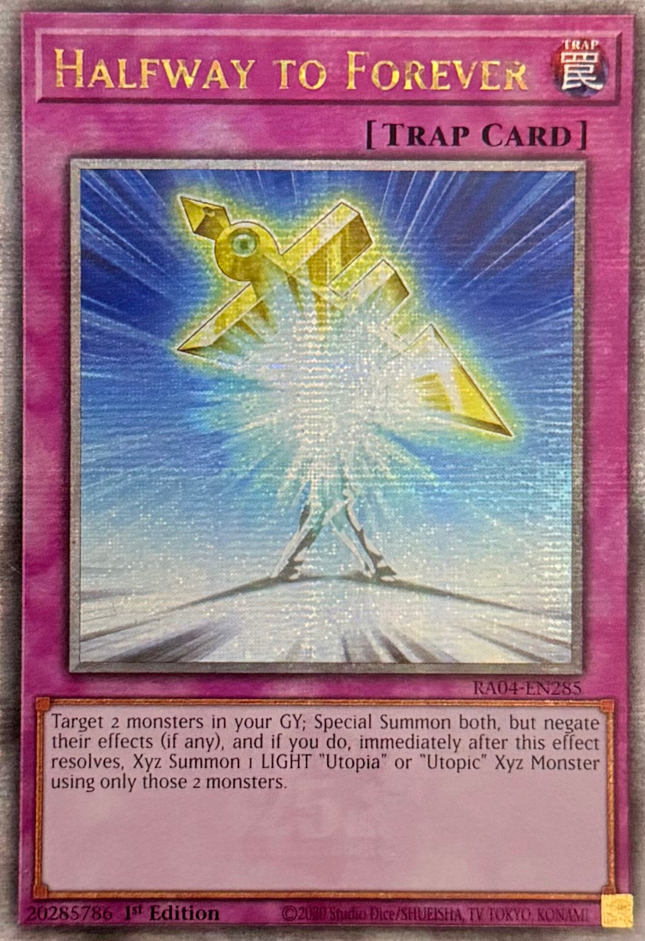 Yugioh! Halfway To Forever RA04-EN285 Quarter Century