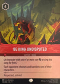 Disney Lorcana Be King Undisputed 216/204 Epic