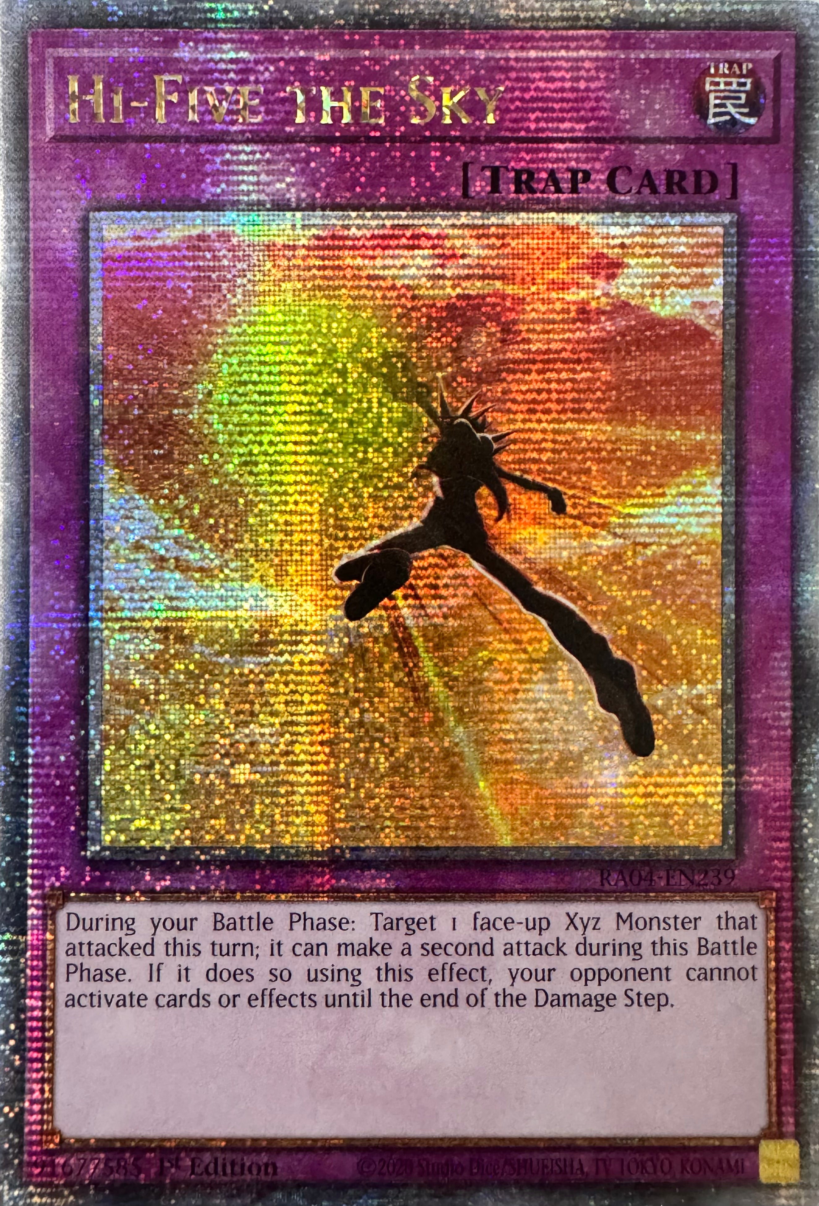 Yugioh! Hi-Five The Sky Ra04-en239 1st Edition Quarter