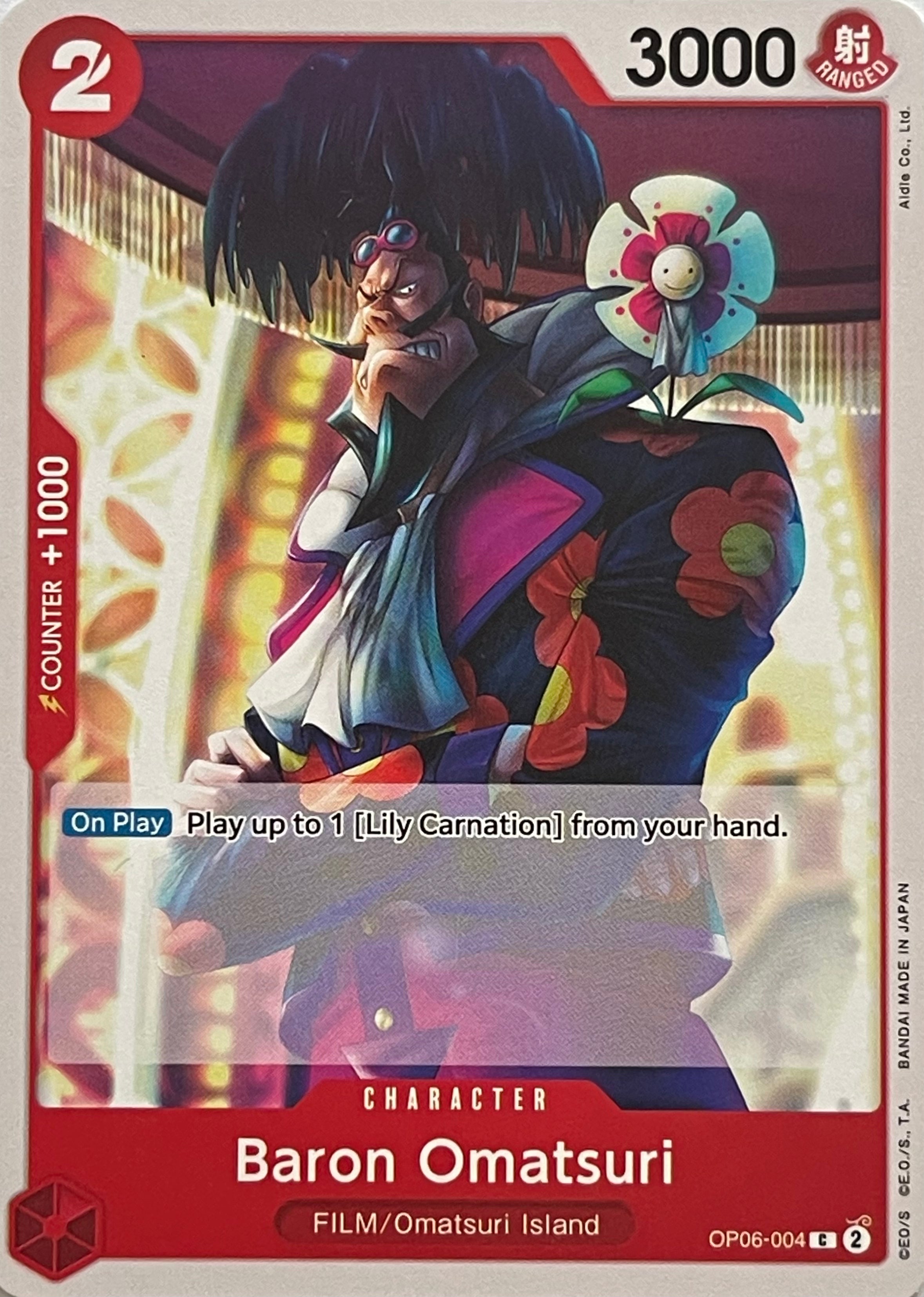 One Piece Tcg Baron Omatsuri OP06-004