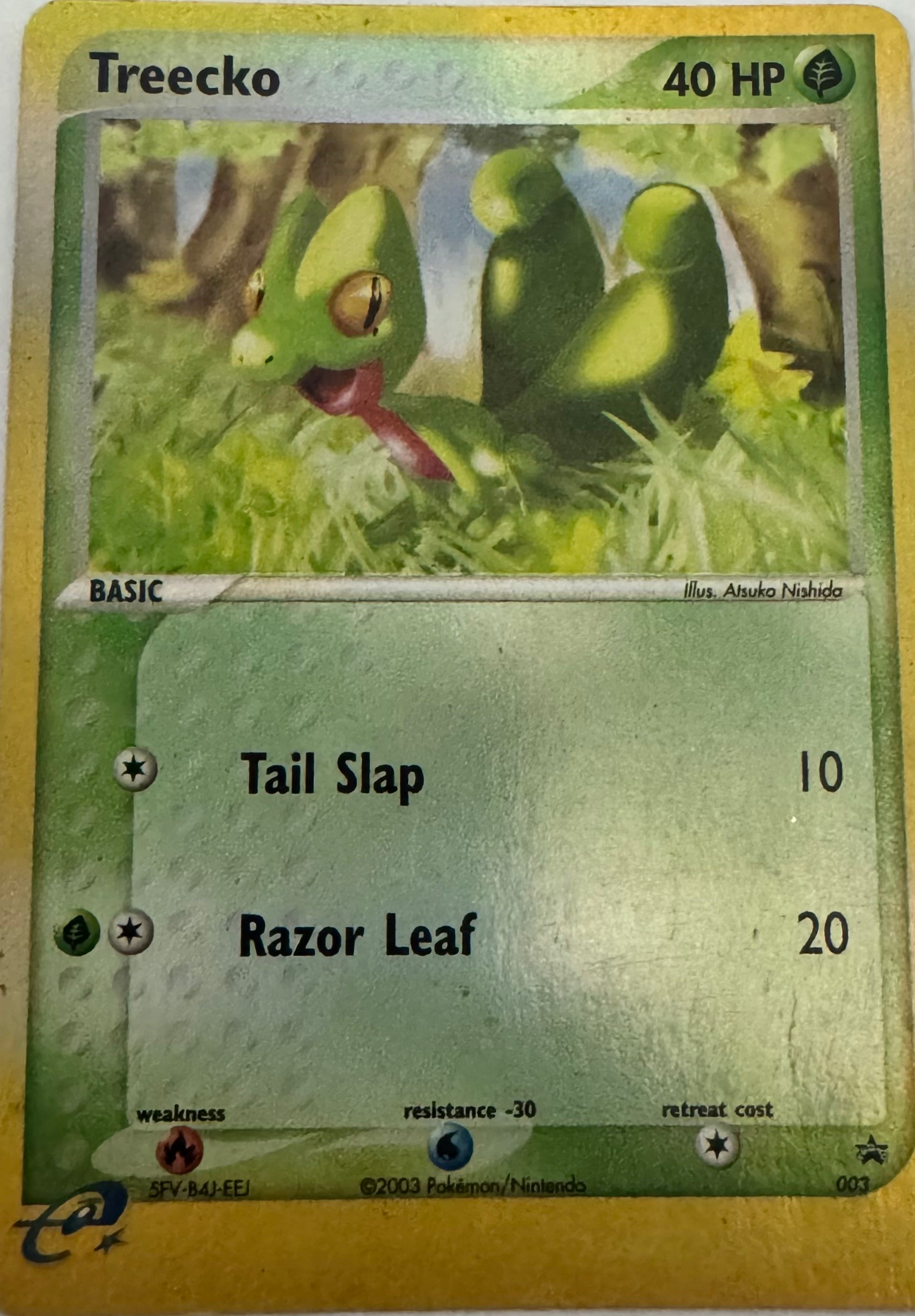 Pokémon tcg Treecko 003 reverse