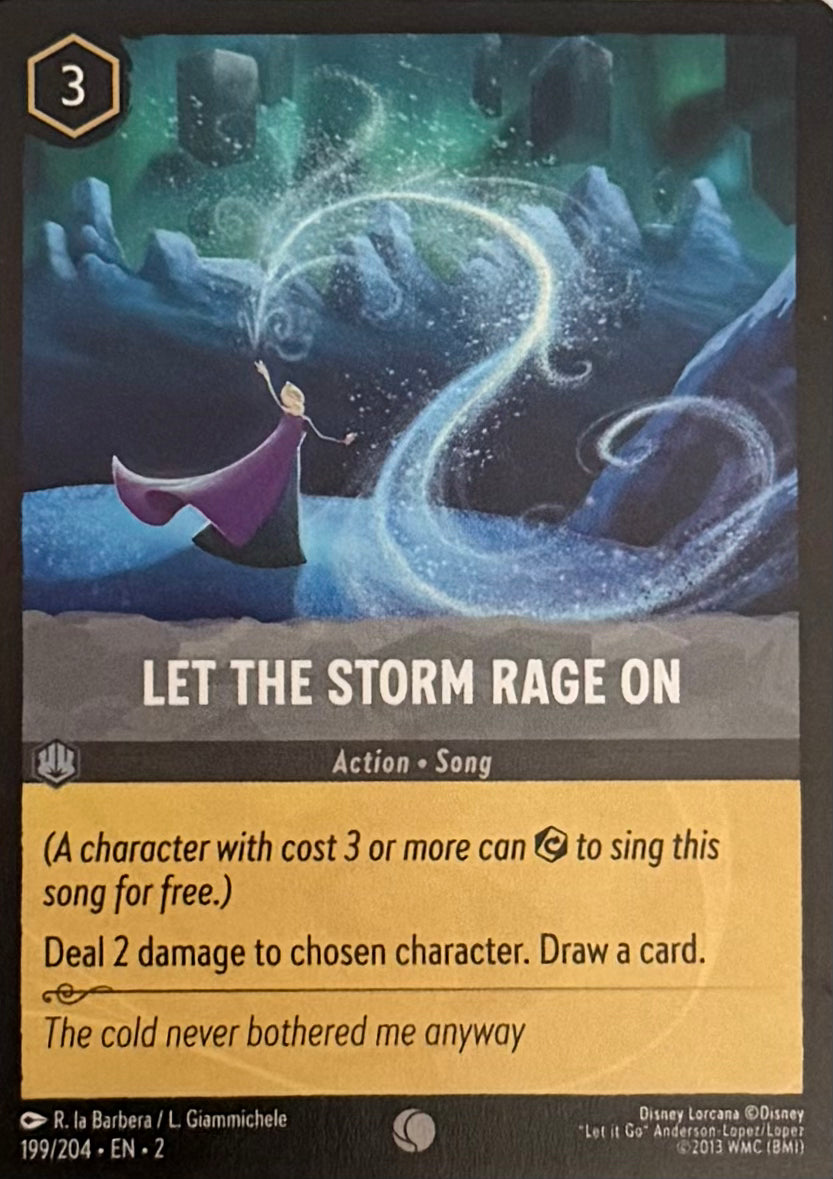 Disney Lorcana Let The Storm Rage On 199/204