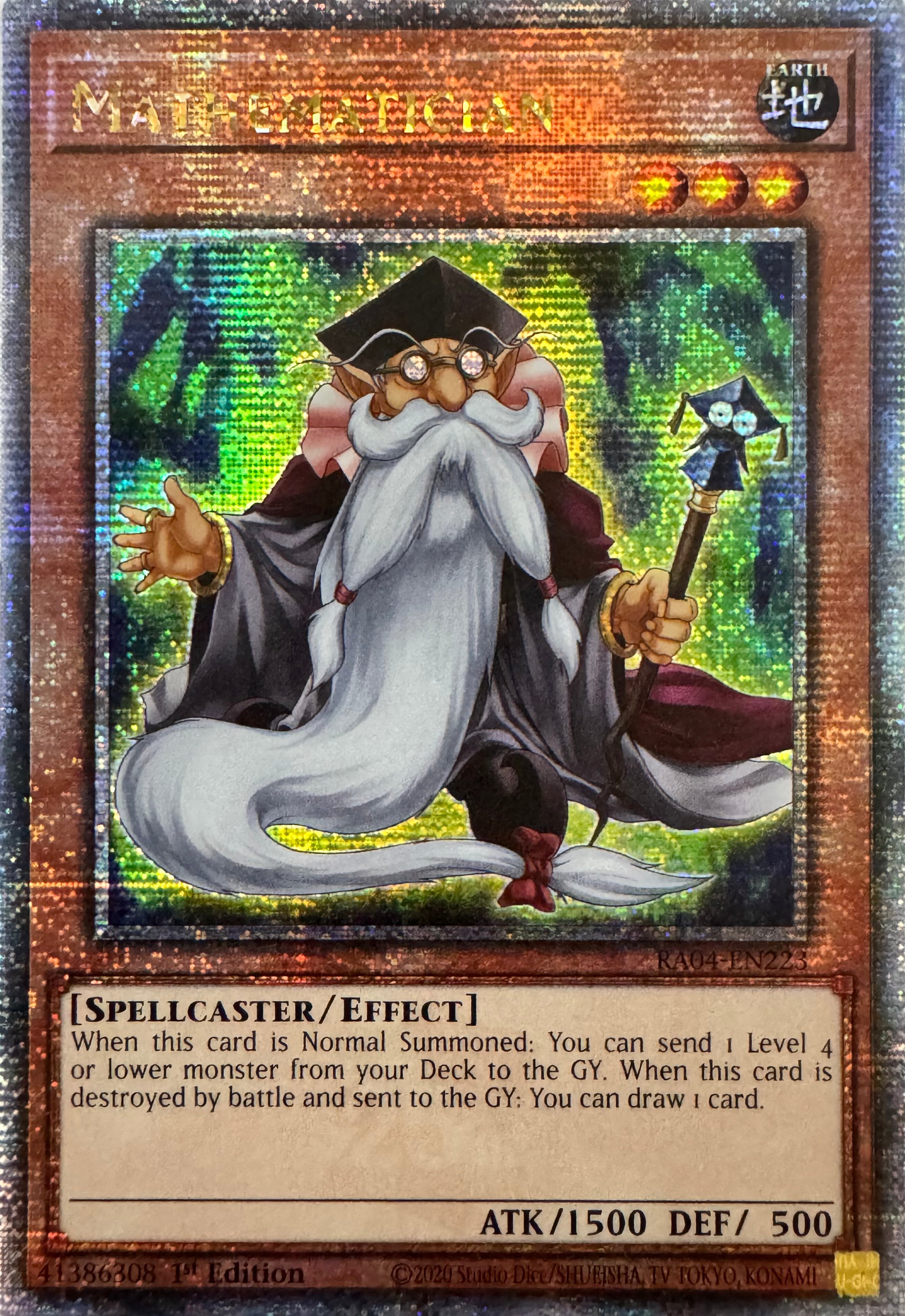 Yugioh! Mathematician Ra04-en223 1st Edition Quarter