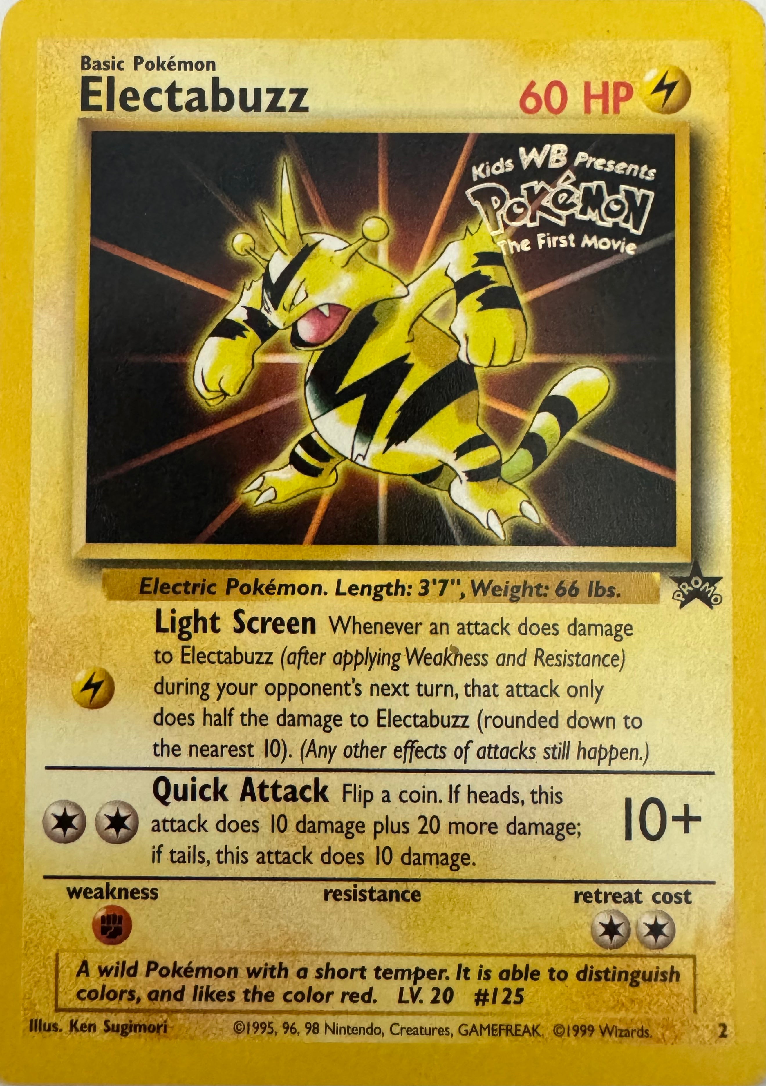 Pokemon Tcg Electabuzz 2 Promo (Movie)