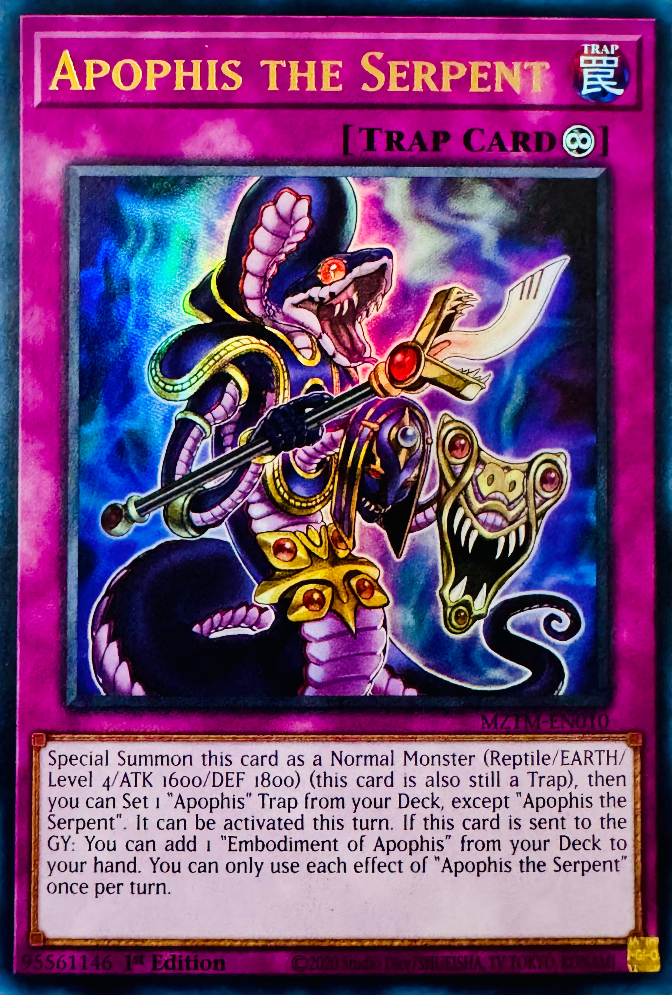 Yugioh! Apophis The Serpent Mztm-en010 Ultra Rare