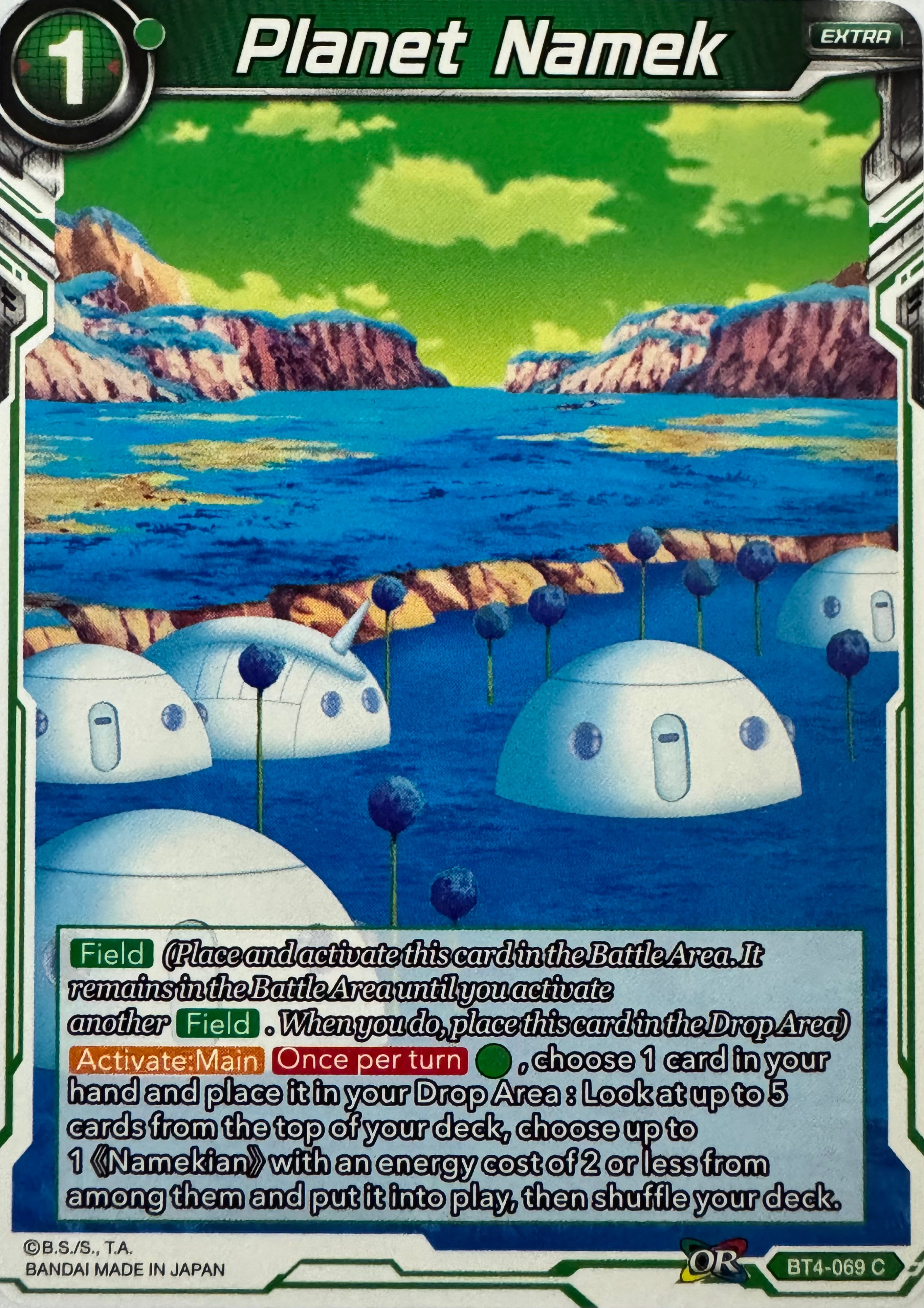 Dragon Ball Tcg Planet Namek Bt4-069