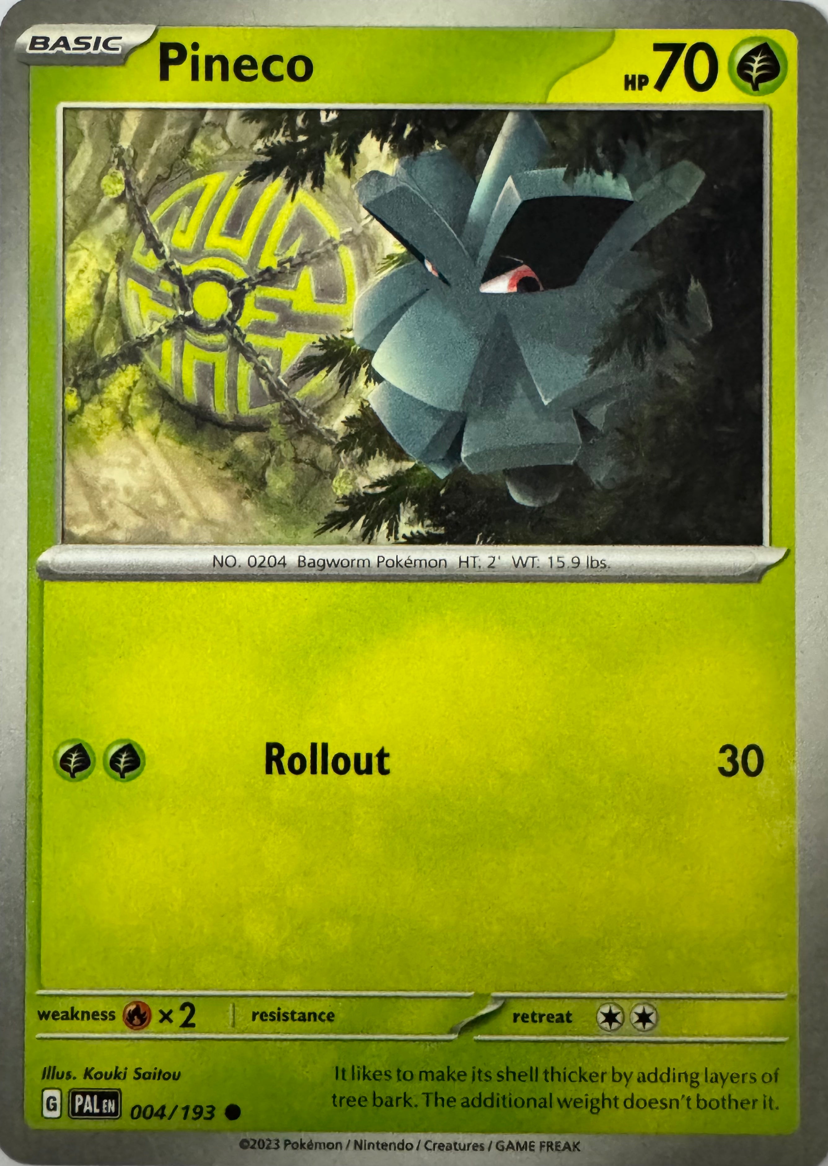 Pokemon Tcg Pineco 004/193