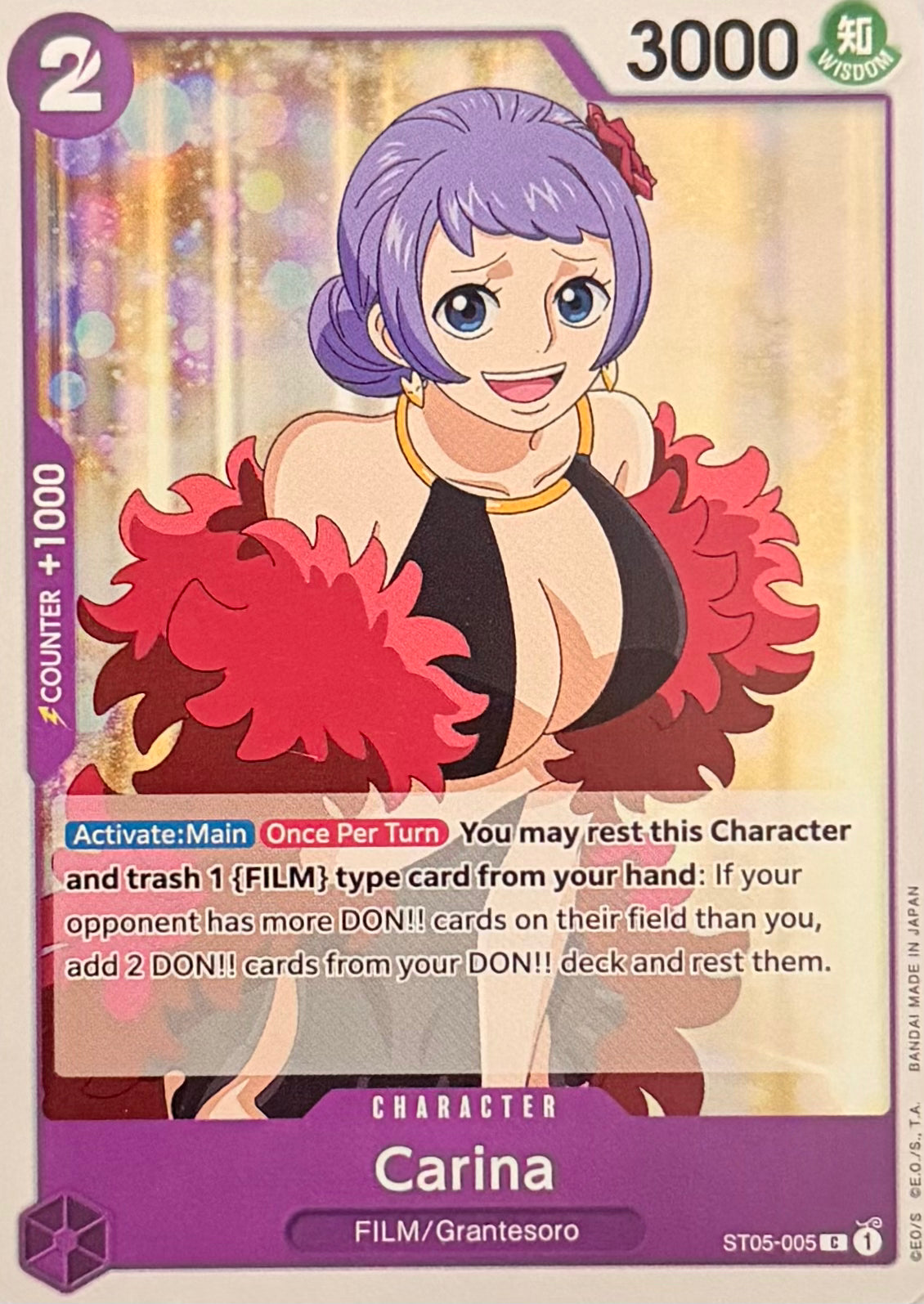 One Piece Tcg Carina ST05-005
