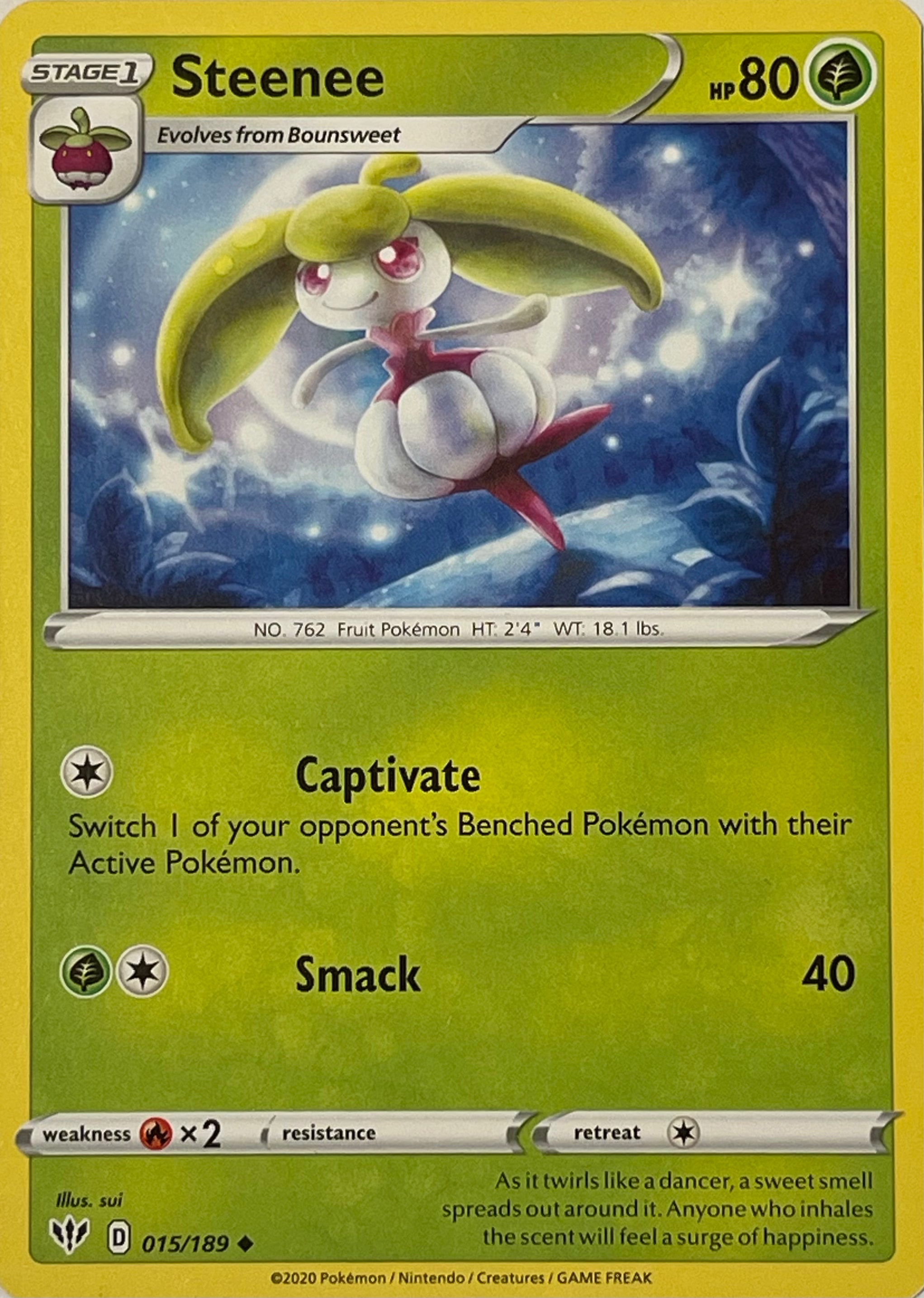 Pokemon Tcg Steenee 015/189