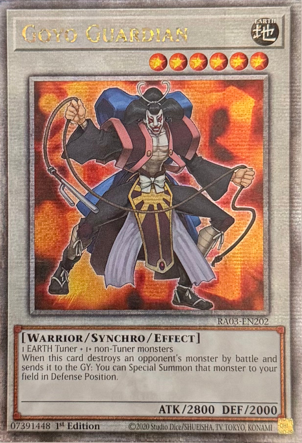 Yugioh! Goyo Guardian RA03-EN202 Quarter Century