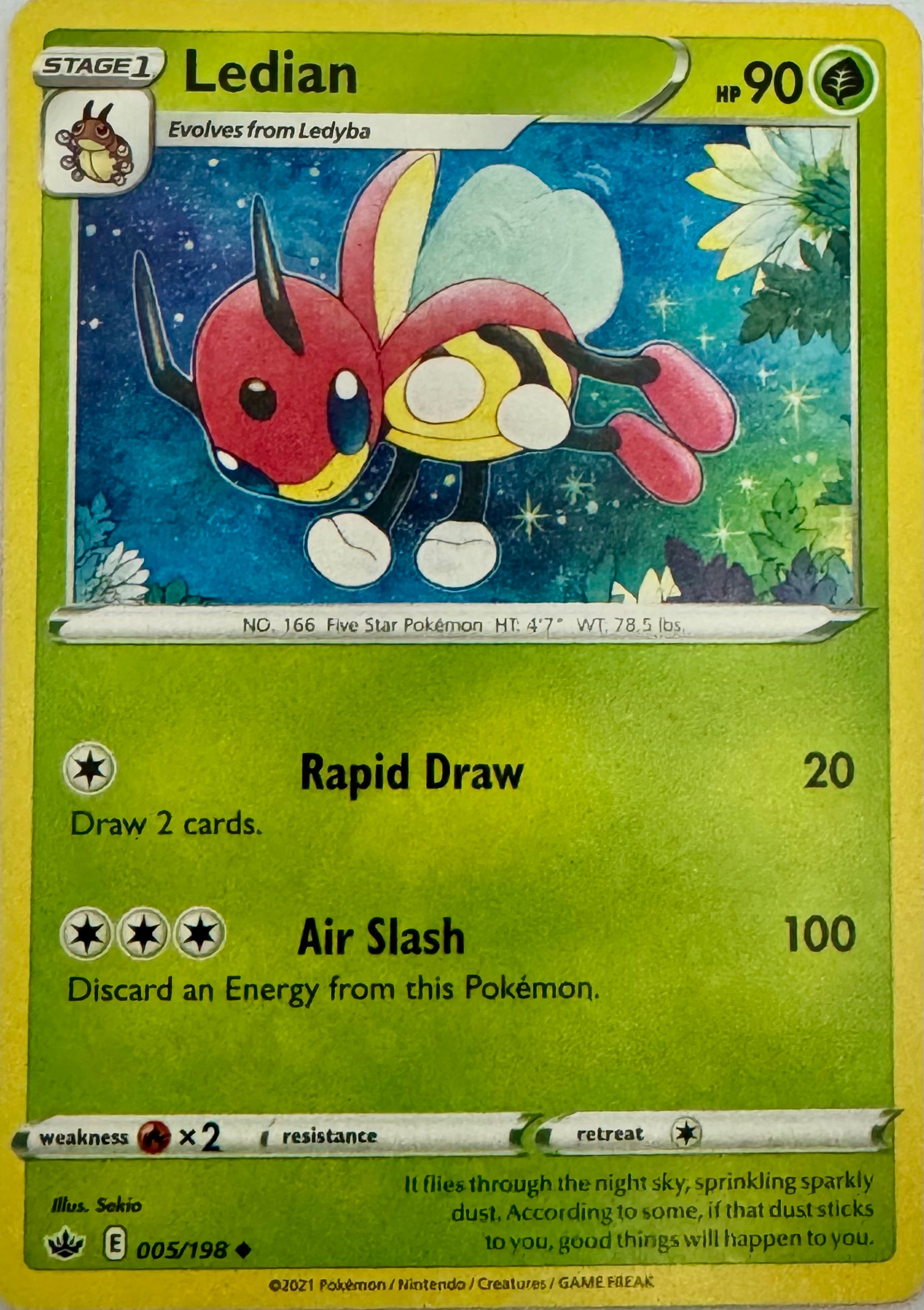 Pokémon Tcg Ledian 005/198