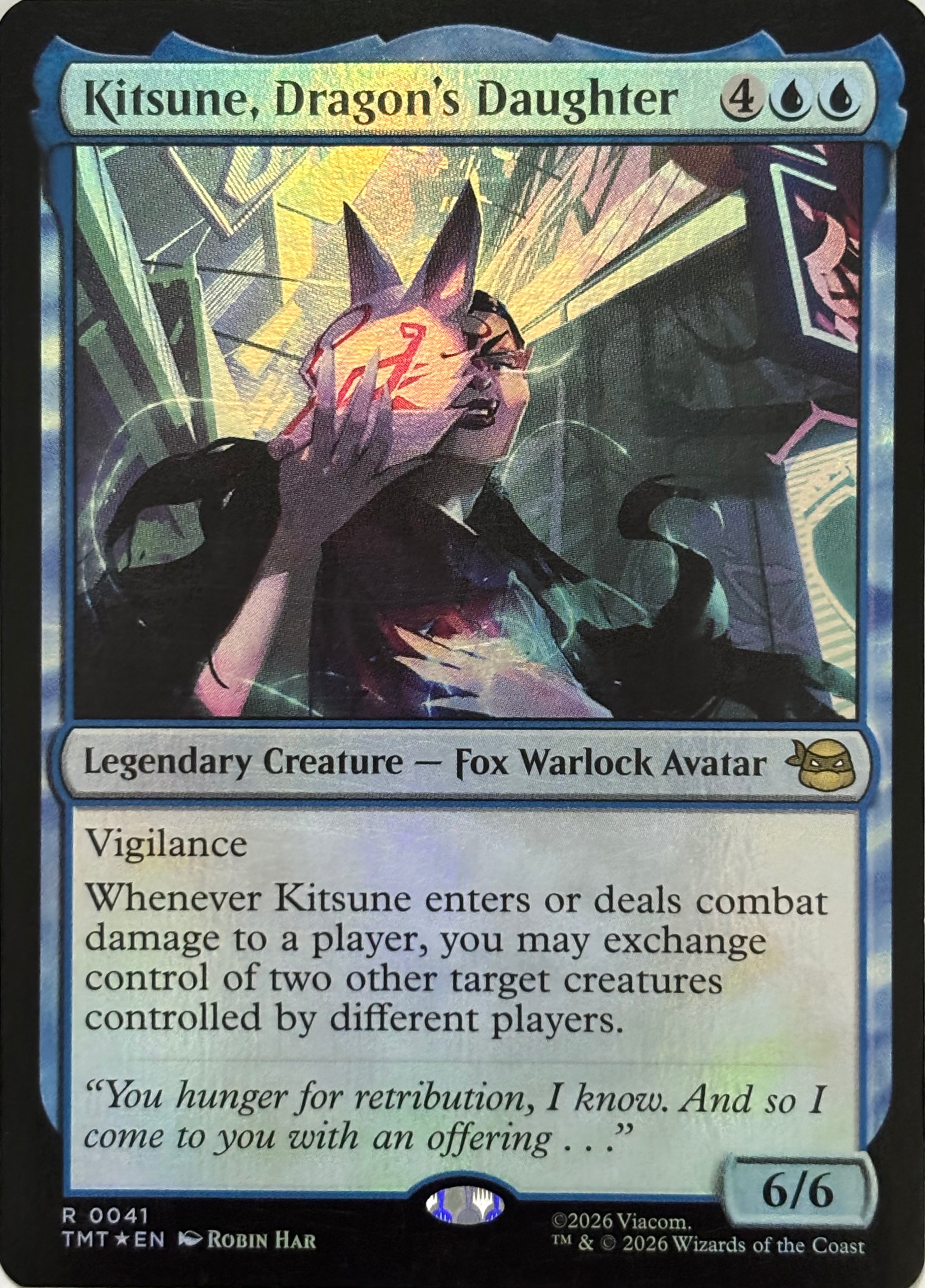 Magic Tcg Kitsune, Dragon’s Daughter 0041 Foil