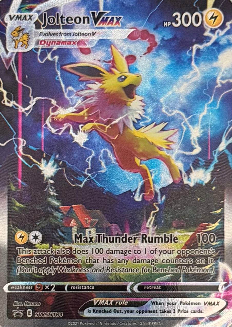 Pokémon Tcg Jolteon Vmax SWSH184