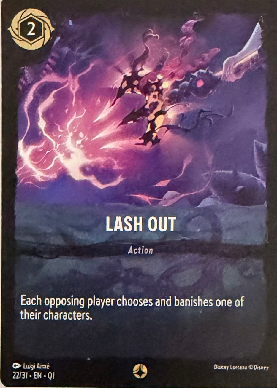 Disney Lorcana Lash Out 22/31