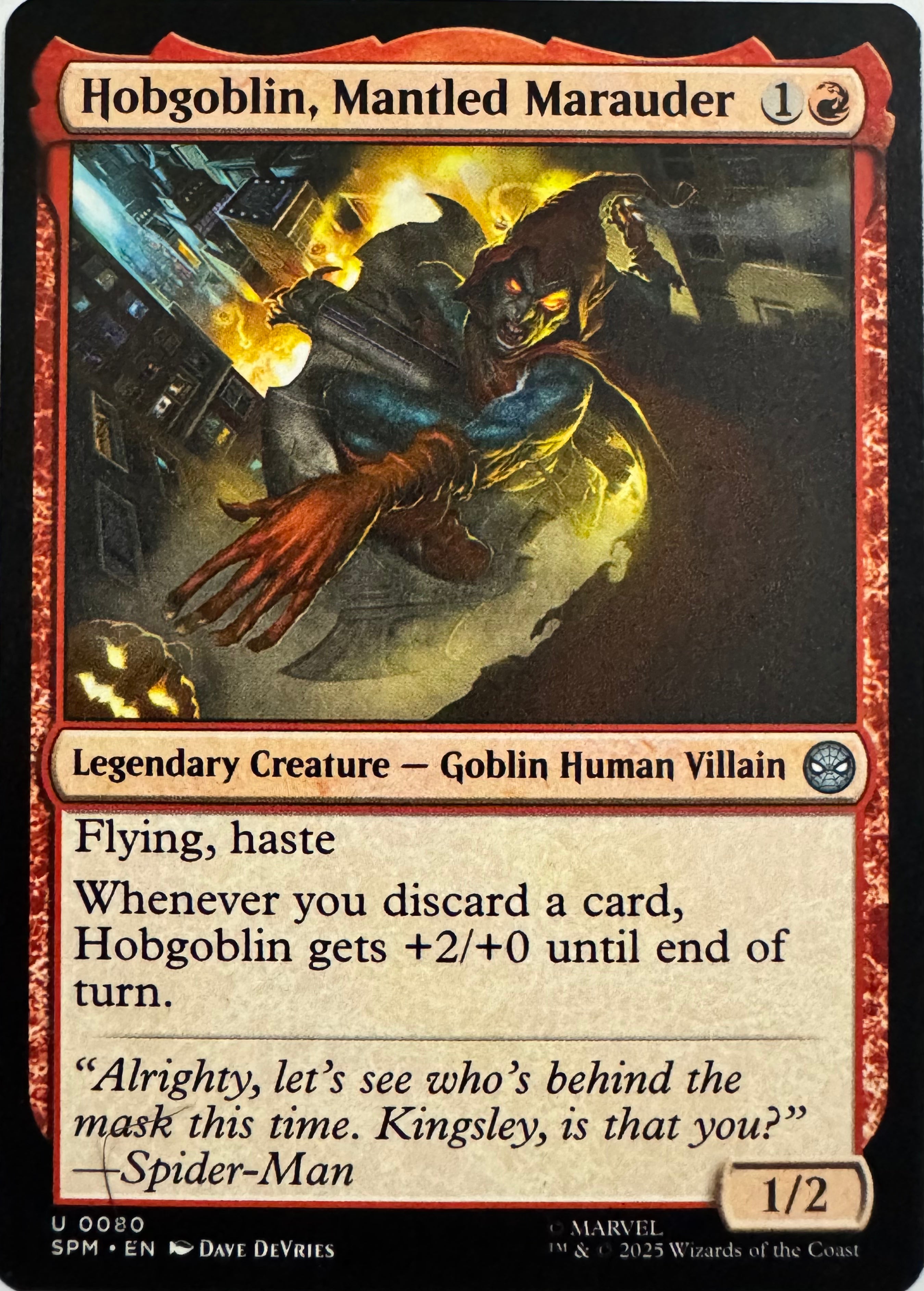 Magic Hobgoblin, Mantled Marauder 0080