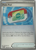 Pokemon tcg Poke pad 198/217 Reverse