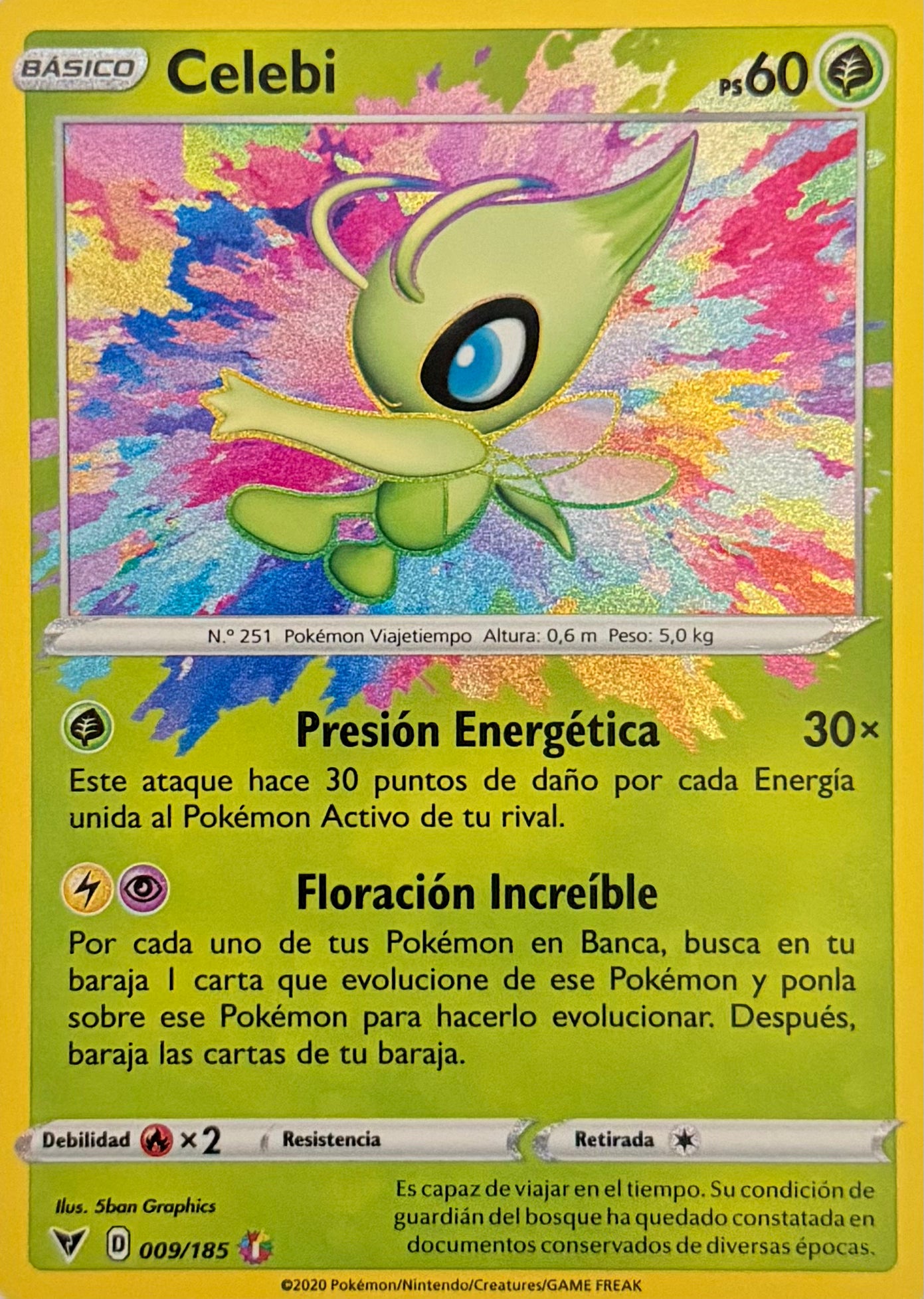Pokemon Tcg Celebi 009/185 Español