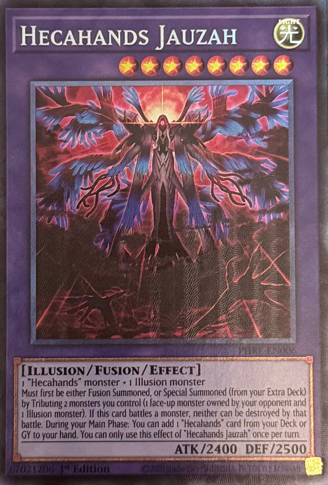 Yugioh! Hecahands Jauzah PHRE-EN006 Collector