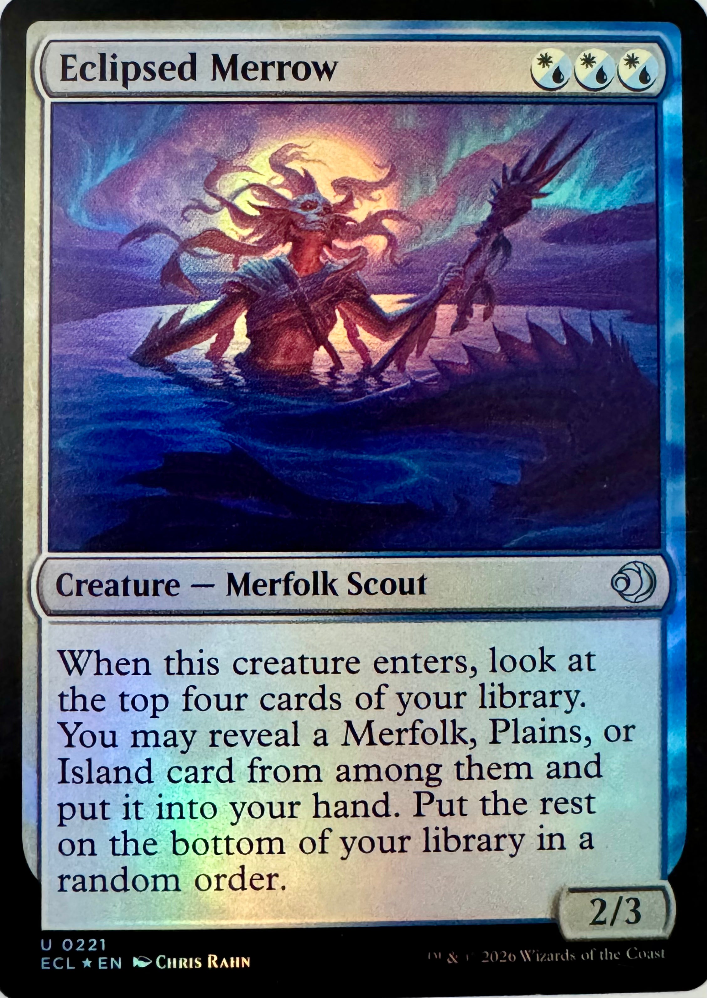 Magic Tcg Eclipsed Merrow 0221 Foil