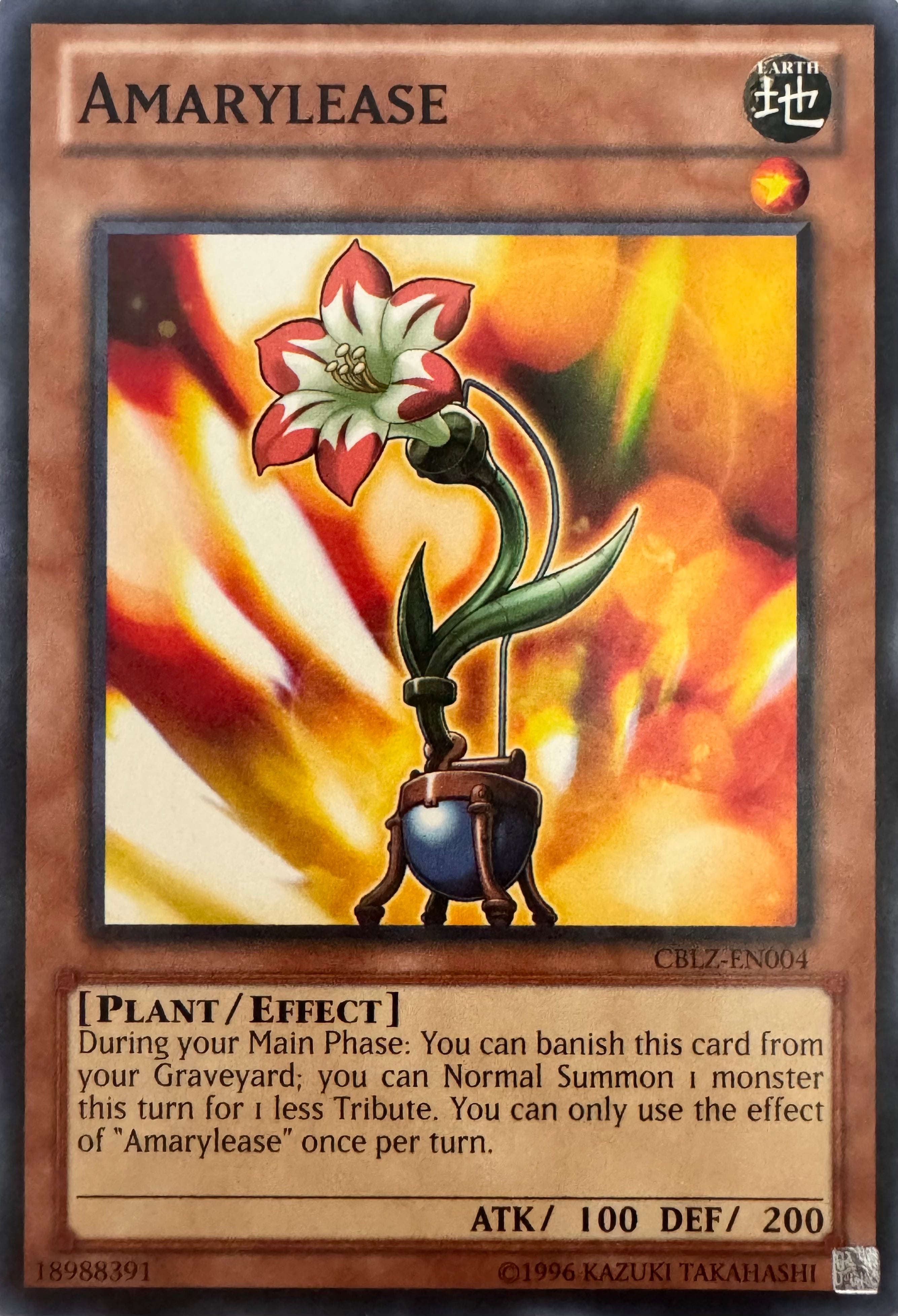 Yugioh! Amarylease Cblz-en004