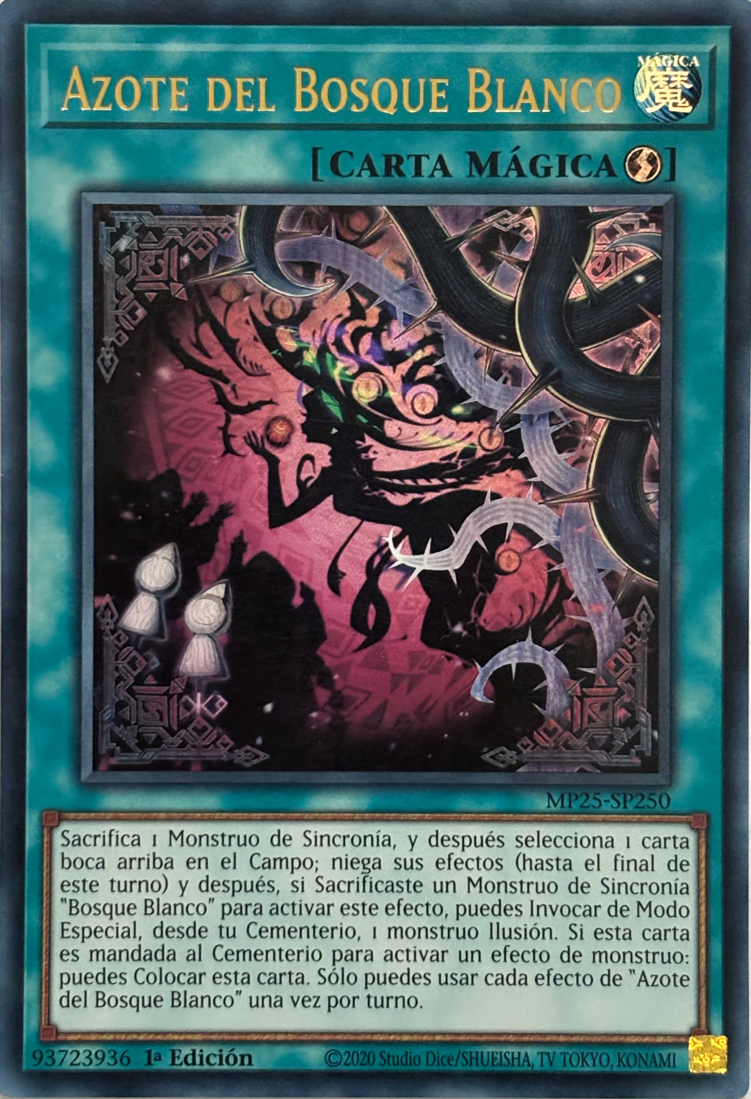 Yugioh! Tcg Azote del Bosque Blanco MP25-SP250 1ra Edición Ultra