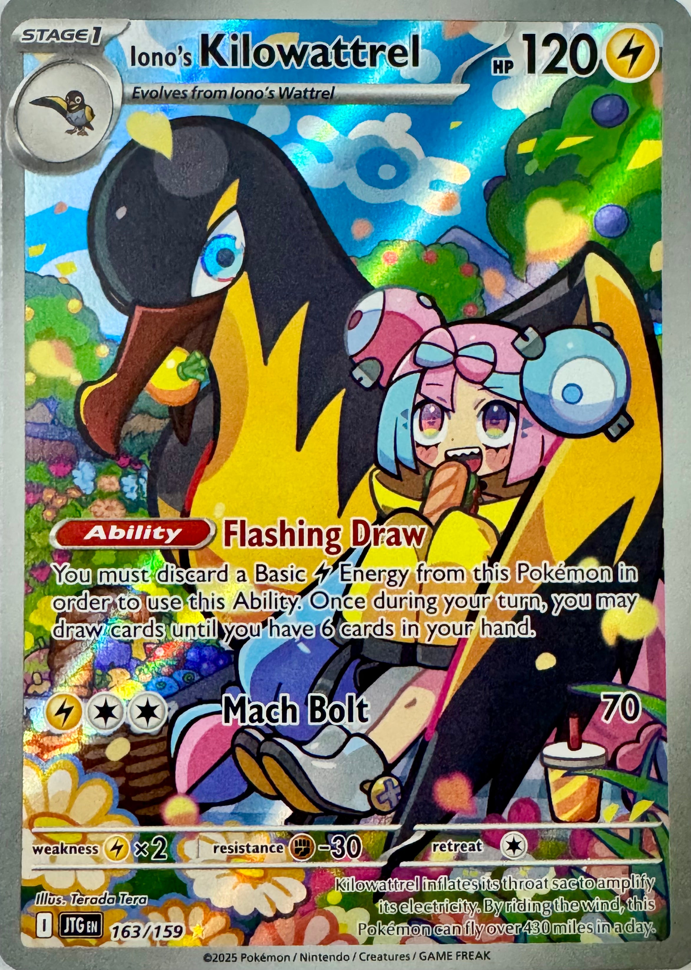 Pokémon Tcg Iono’s Kilowattrel