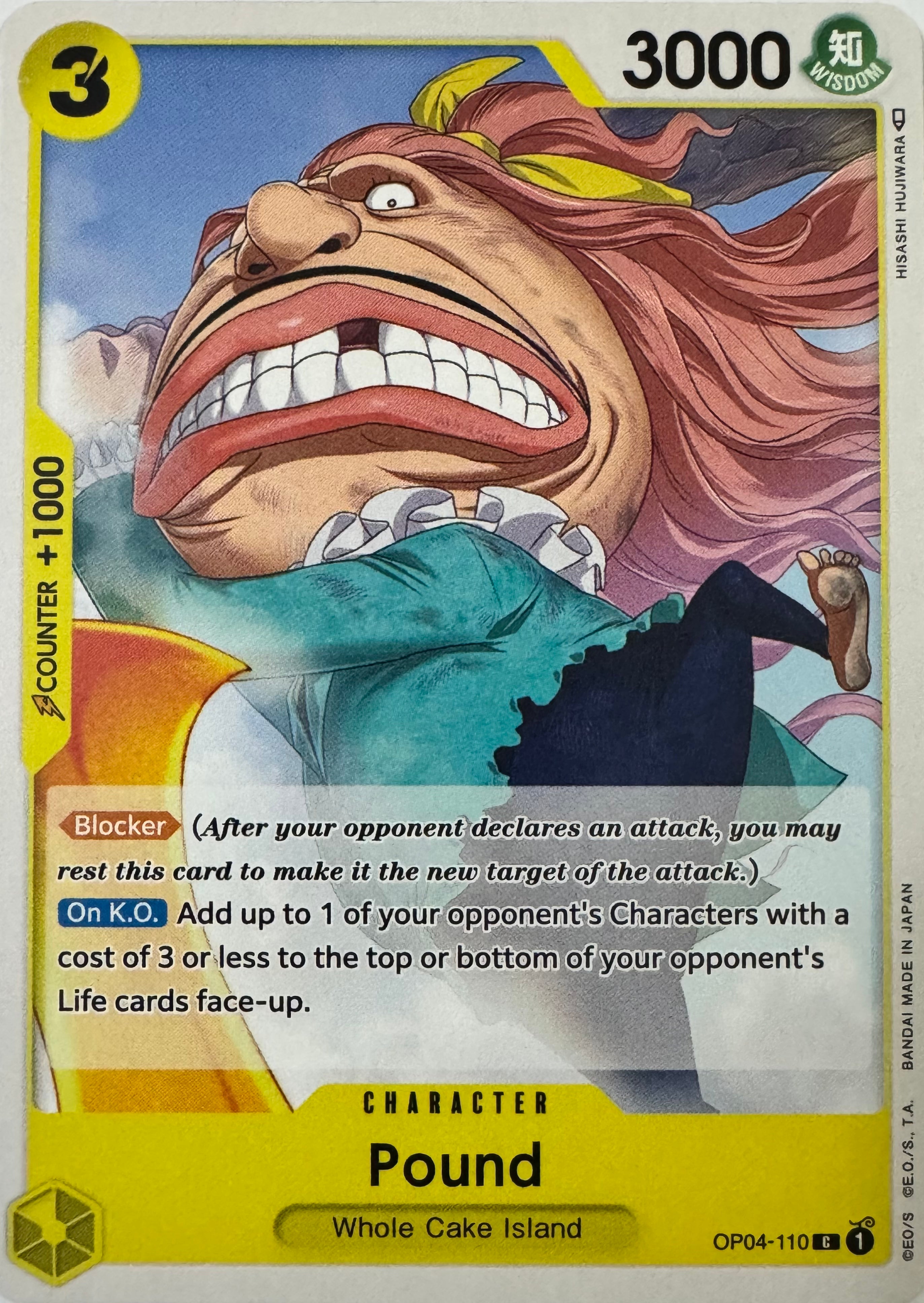 One Piece Tcg Pound Op04-110