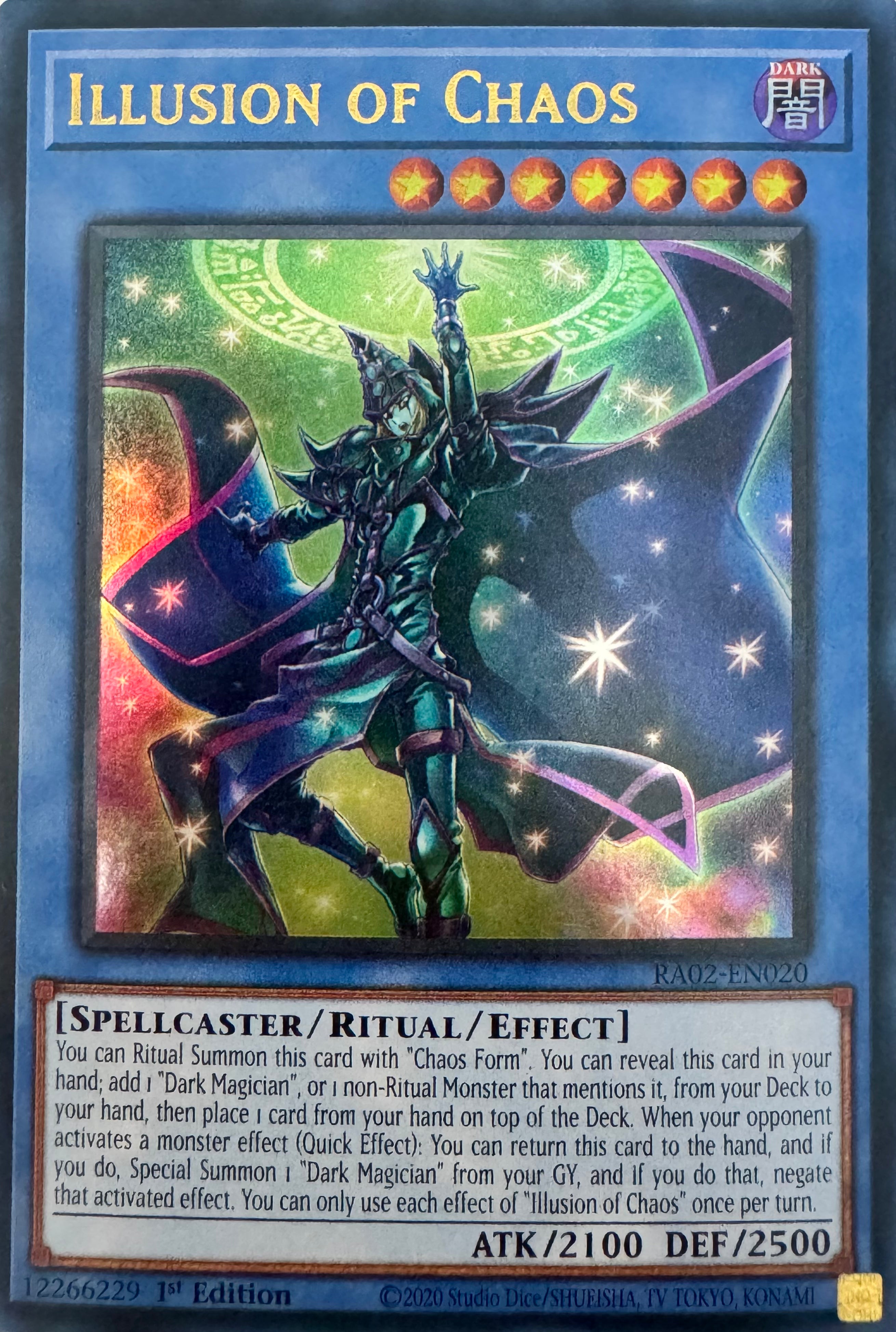 Yugioh! Illusion Of Chaos Ra02-en020 1st Edition Ultra