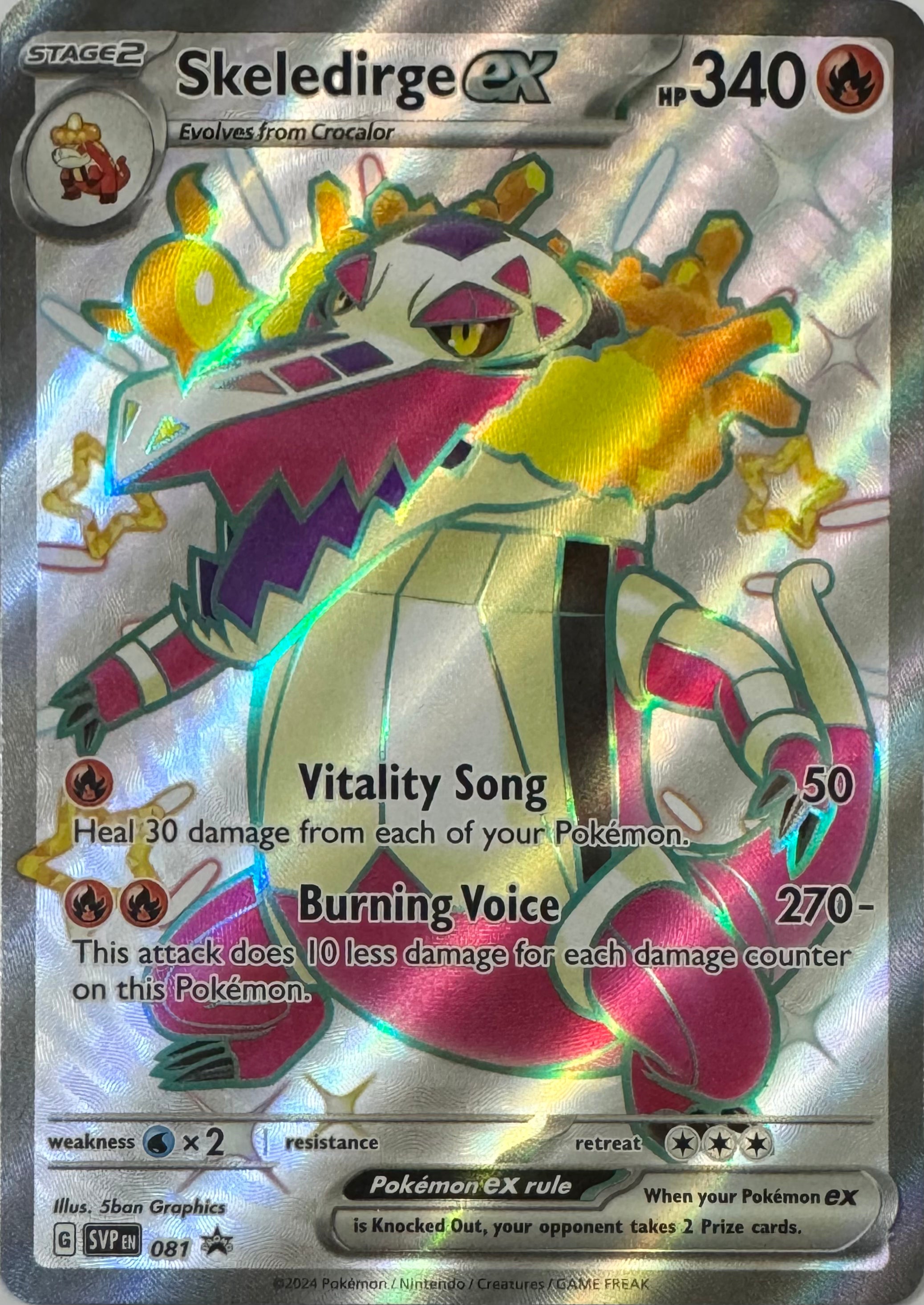 Pokemon Tcg Skeledirge Ex 081 (Promo)