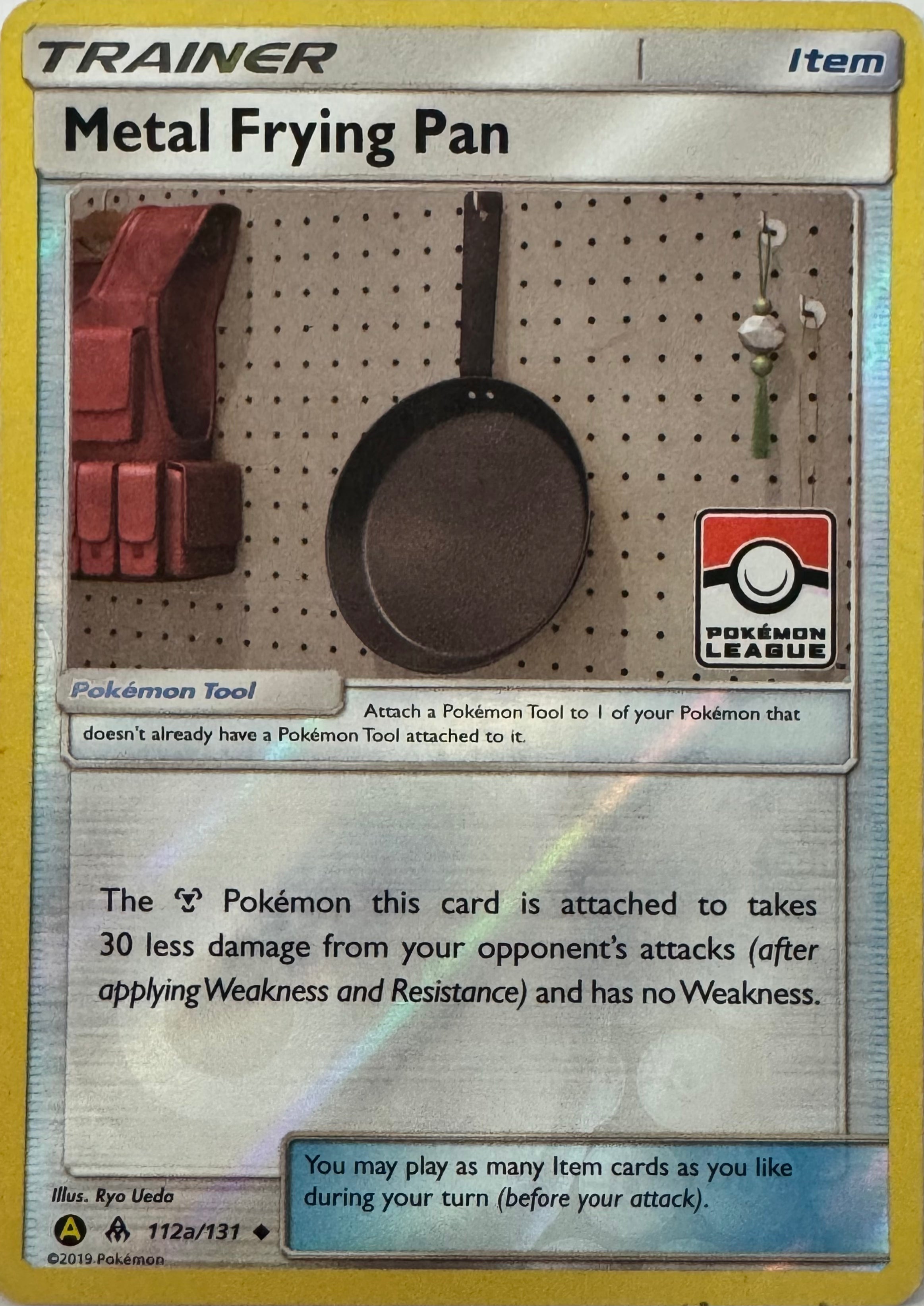 Pokemon Tcg Metal Frying Pan 112a/131 Reverse (Liga)