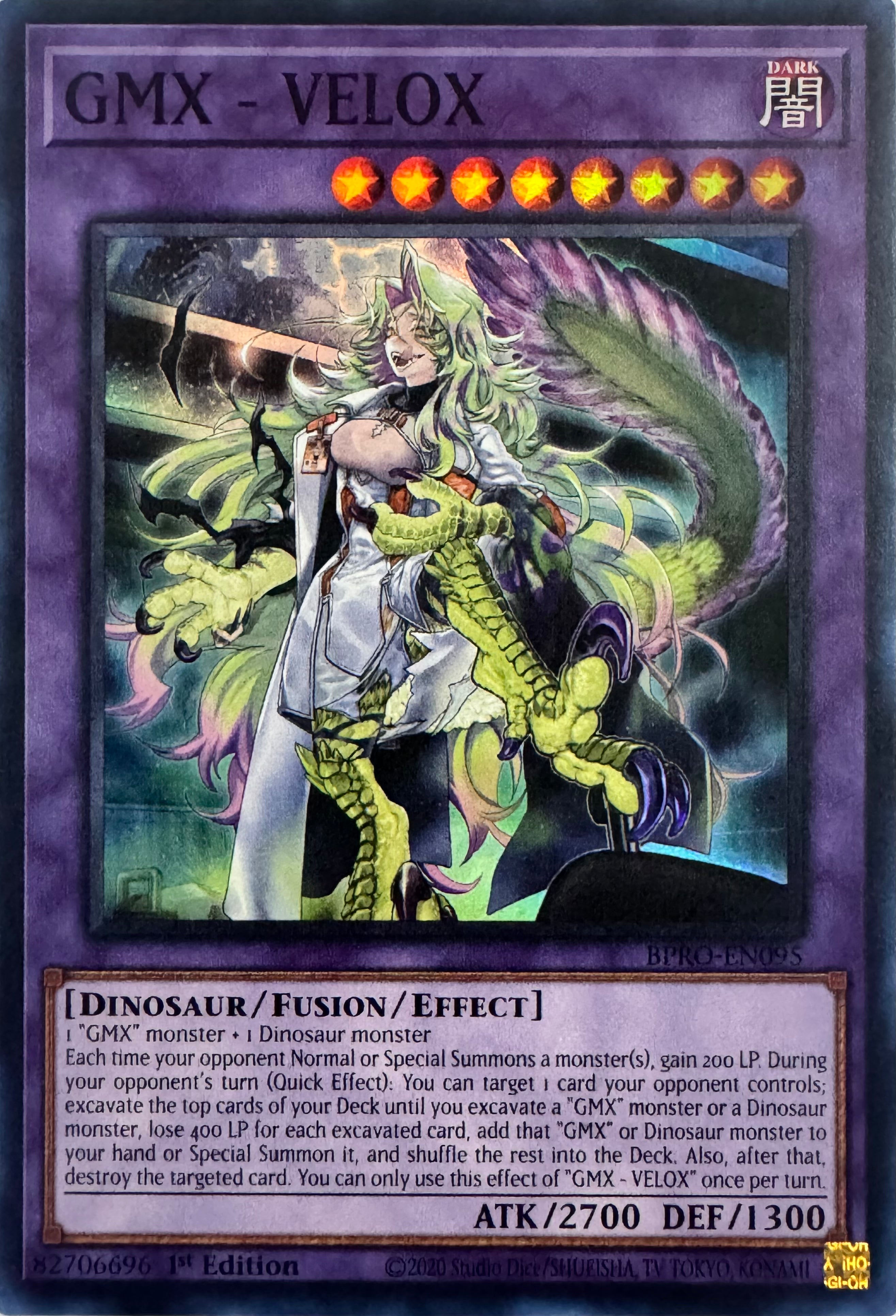 Yugioh! Gmx - Velox Bpro-en095 1st Edition Super