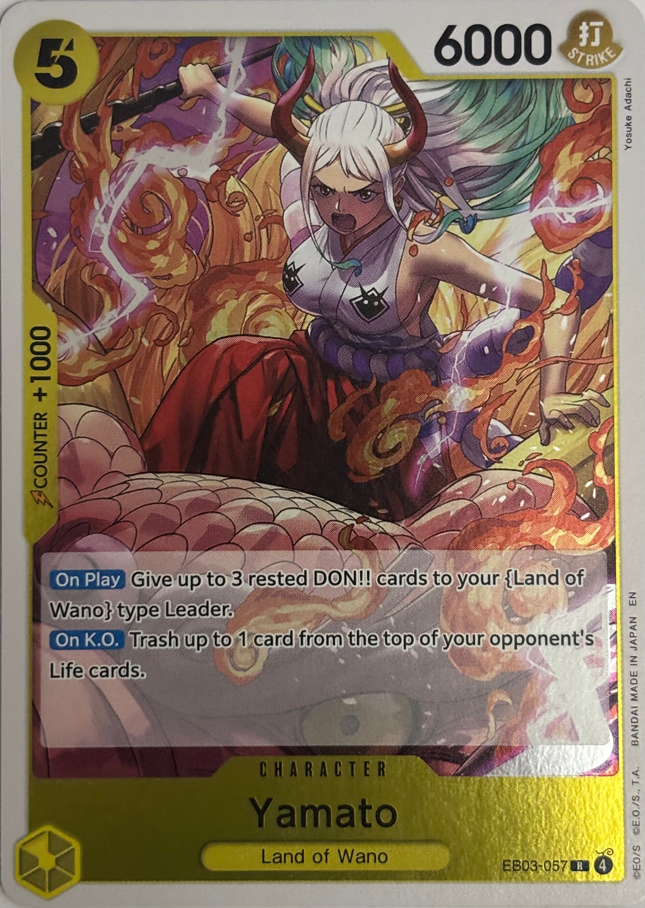 One Piece Tcg Yamato EB03-057 Foil