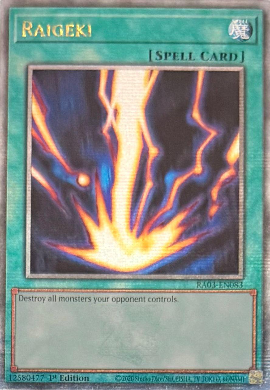 Yugioh! Raigeki RA03-EN083 Quarter Century