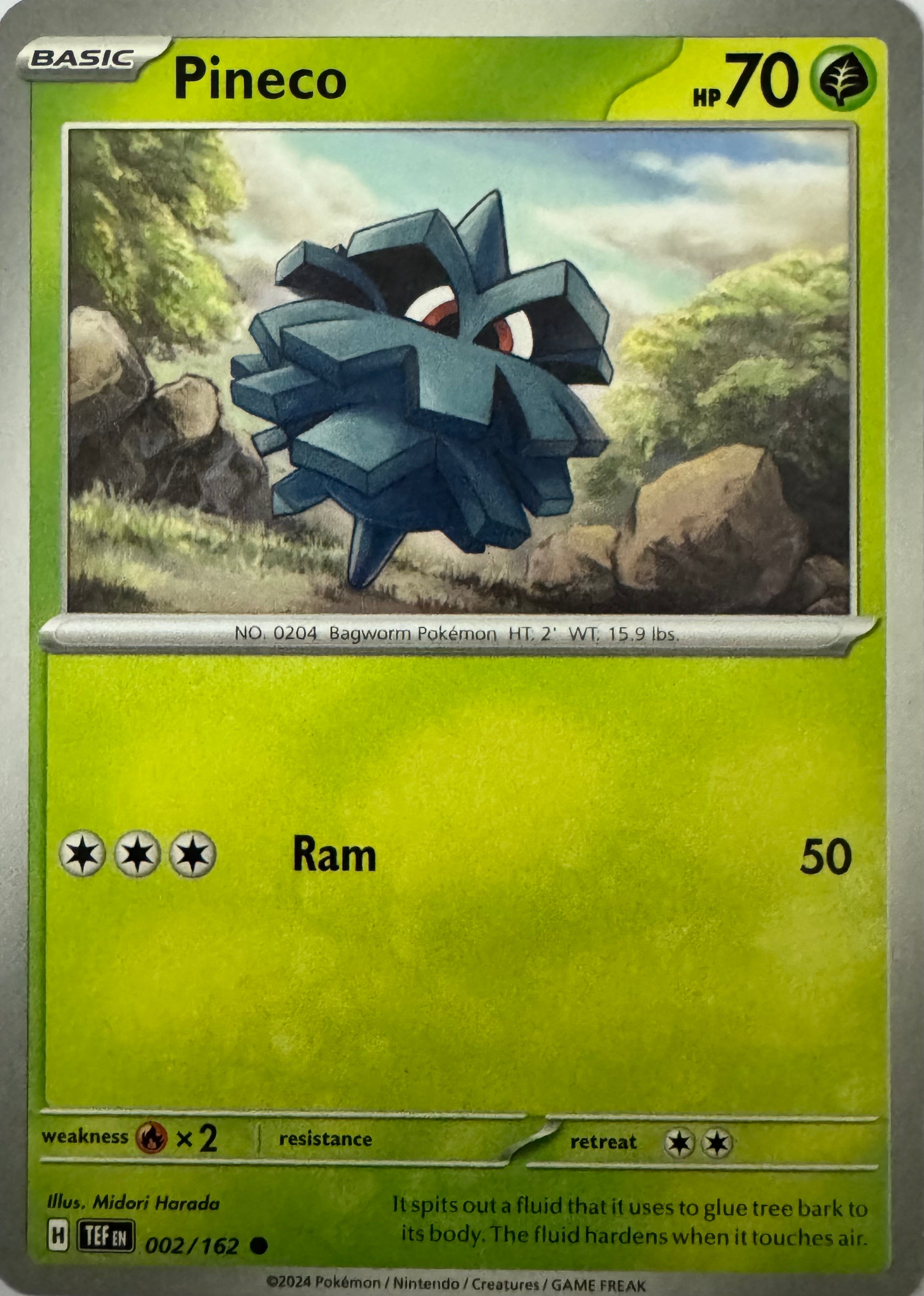 Pokemon Tcg Pineco 002/162