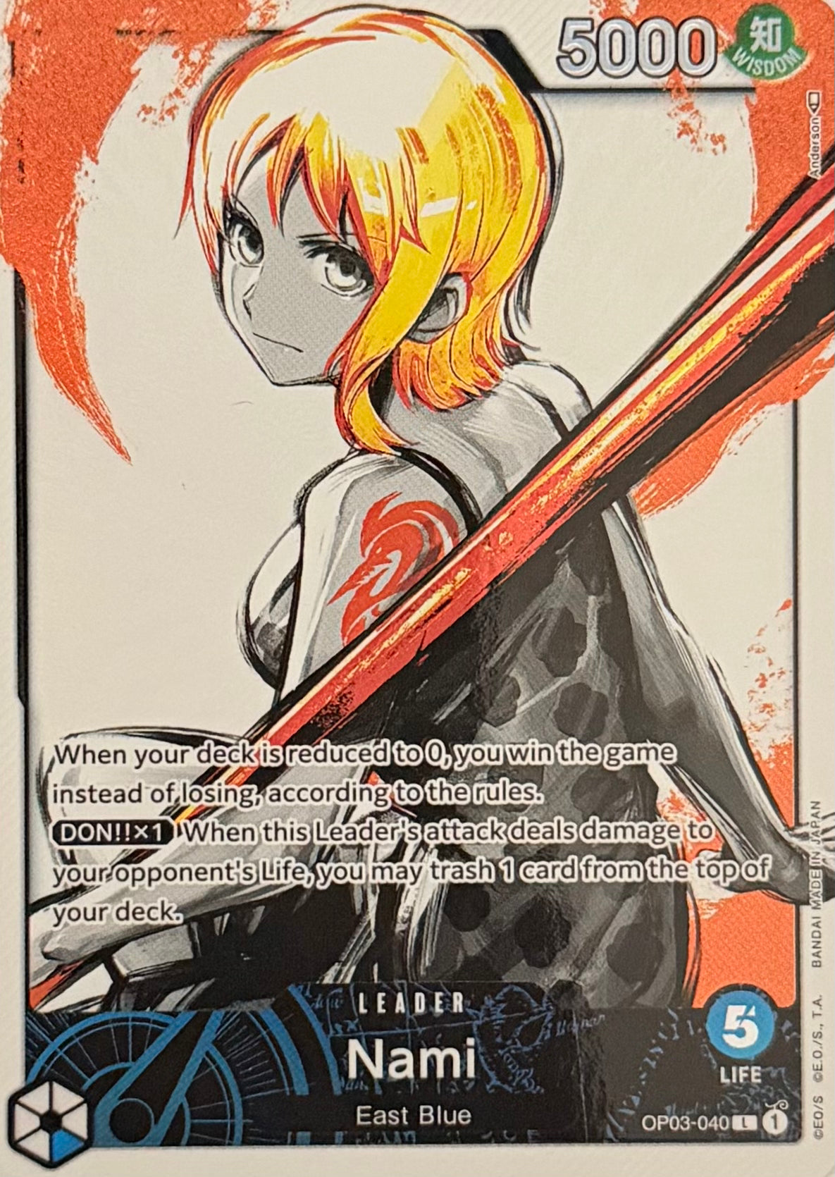 One Piece Tcg Nami OP03-040