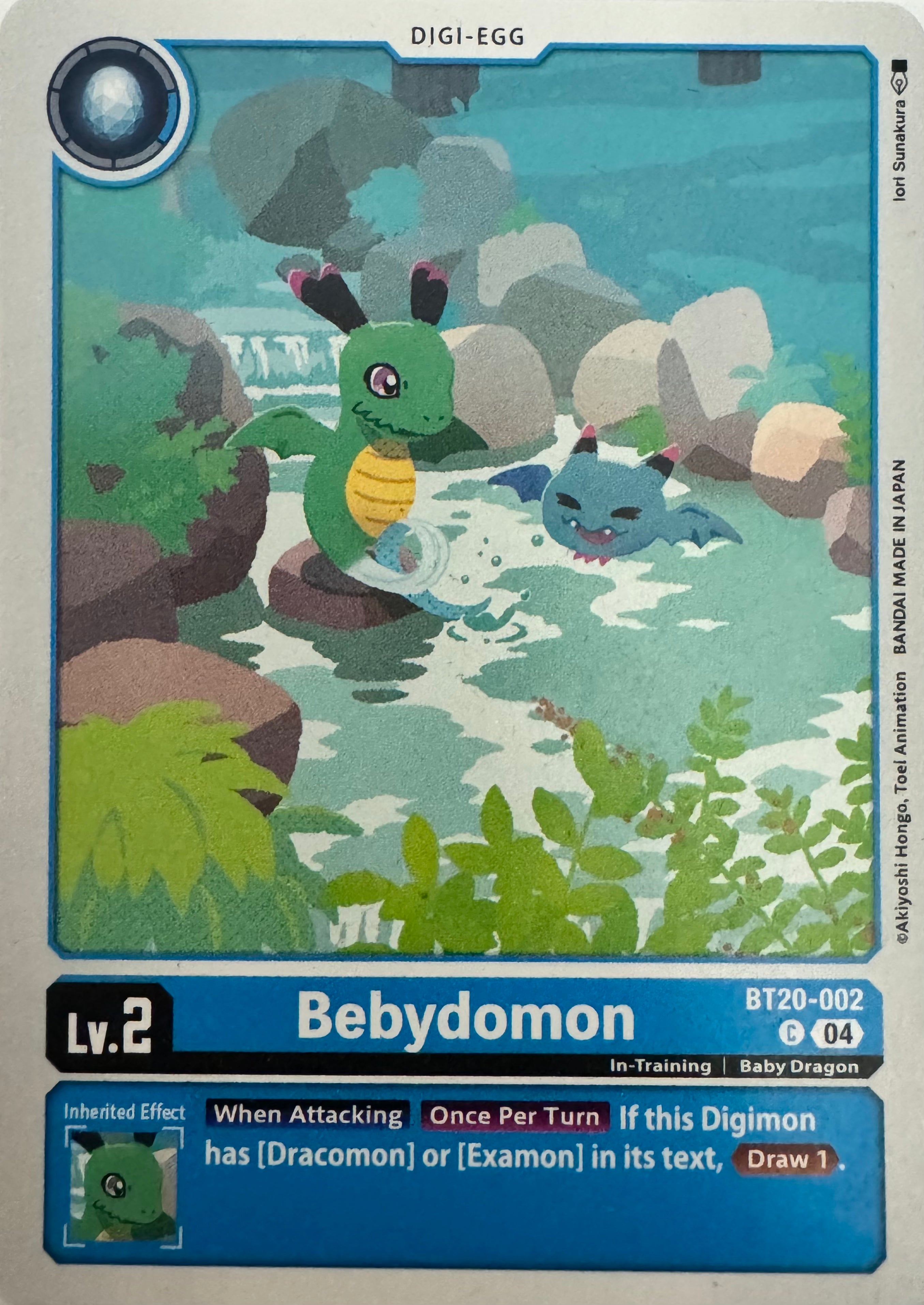 Digimon Tcg Bebydomon Bt20-002