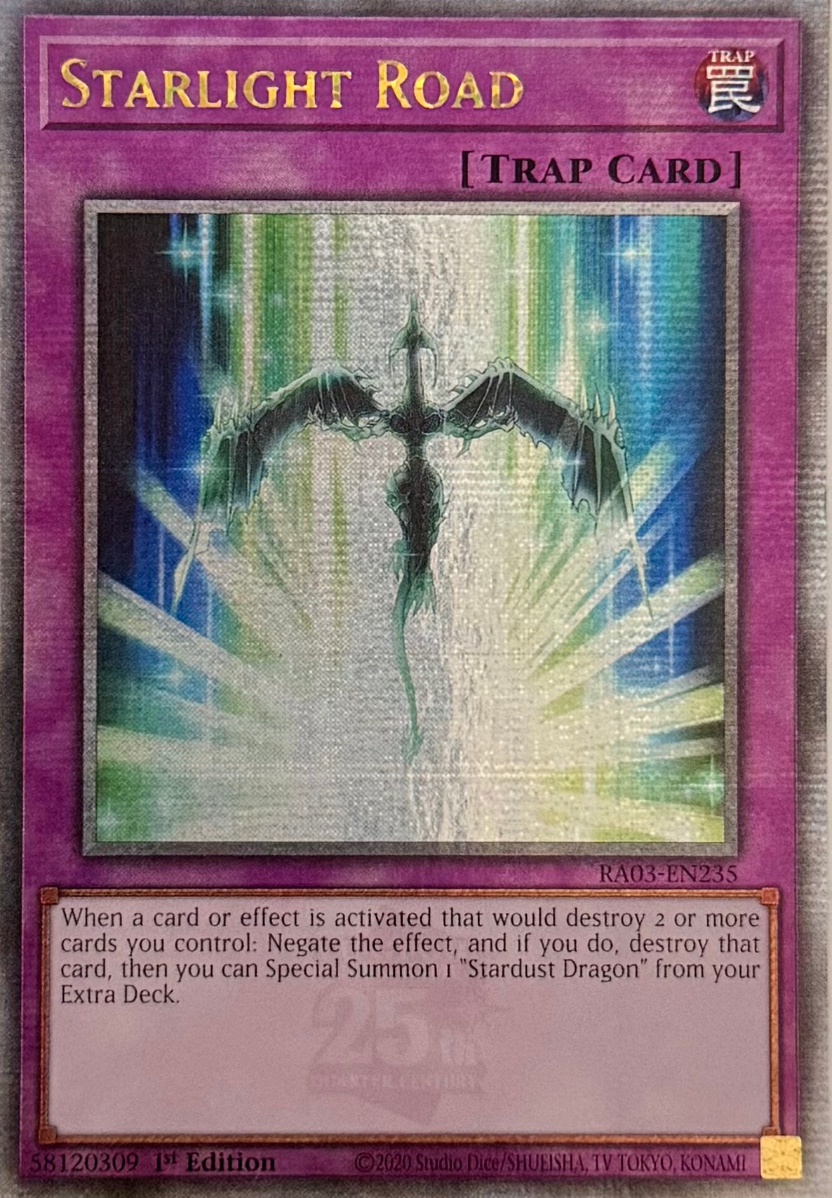 Yugioh! Starlight Road RA03-EN235 Quarter Century