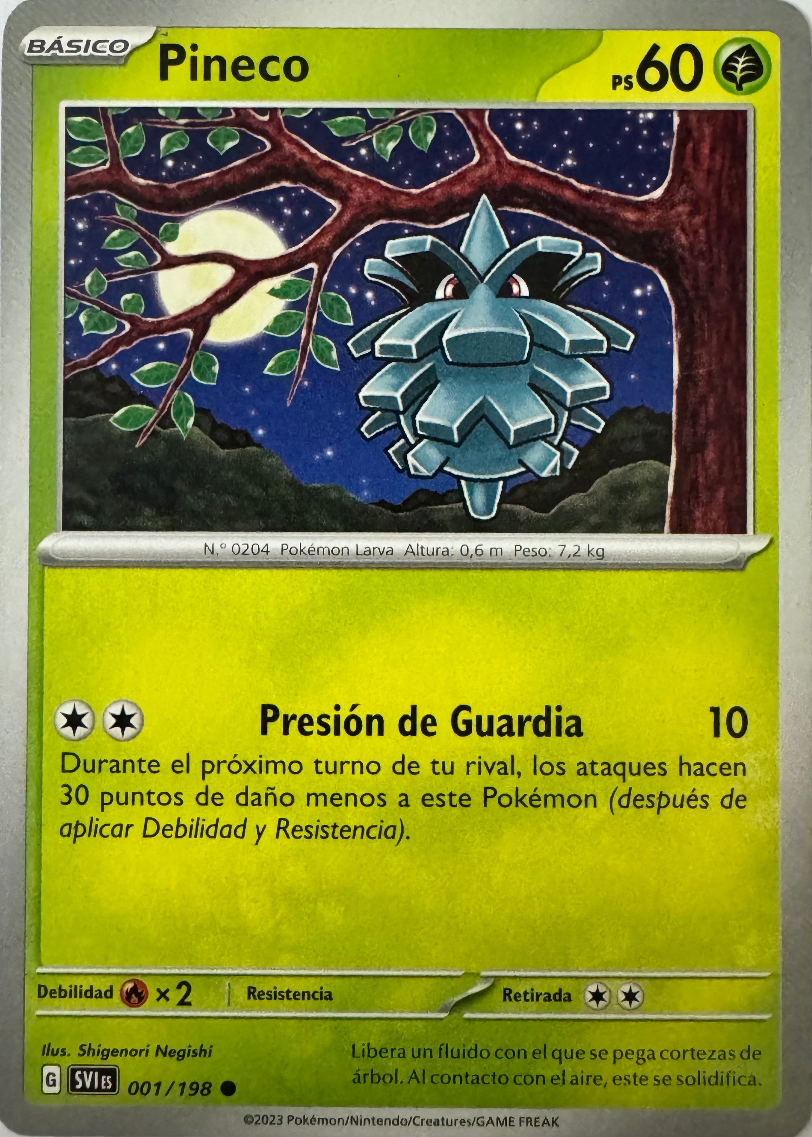 Pokemon Tcg Pineco 001/198 (Español)