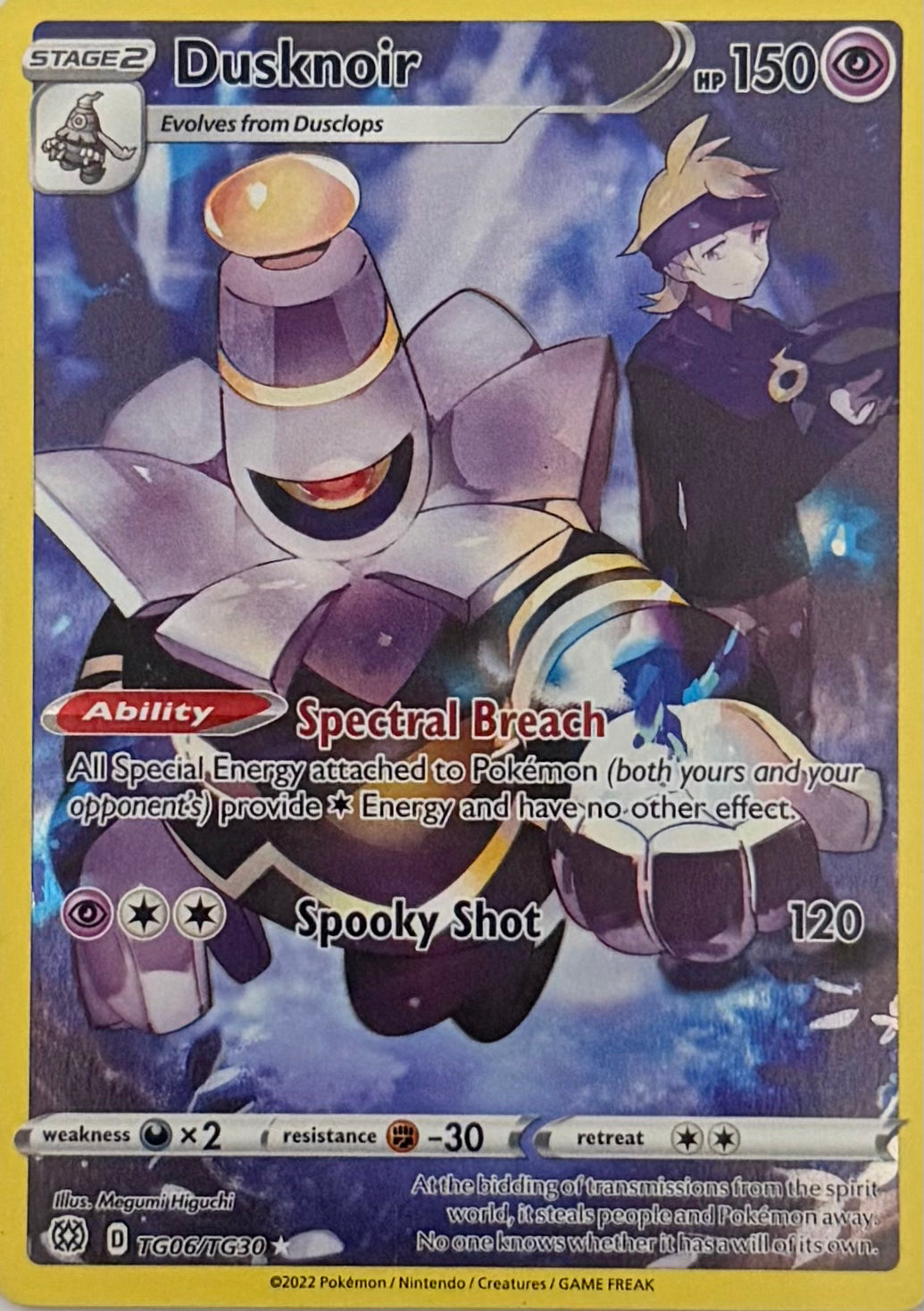 Pokemon Tcg Dusknoir TG06/TG30