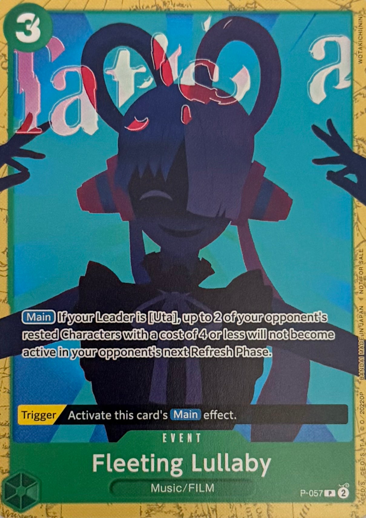 One Piece Tcg Fleeting Lullaby P-057